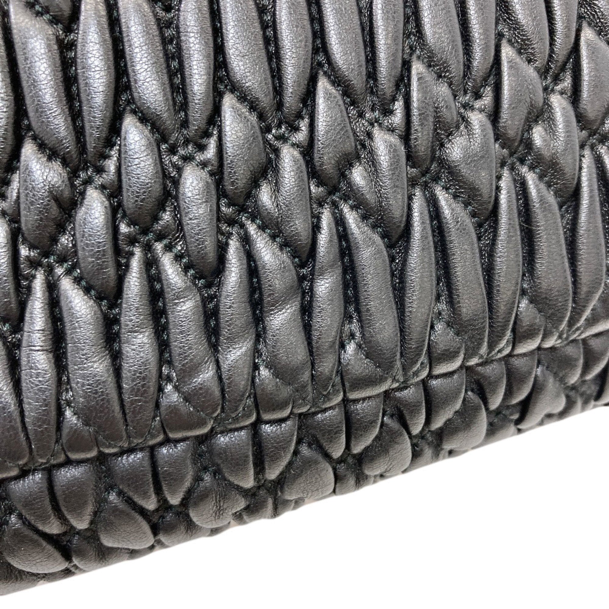Miu Miu Black Leather Tote Bag (Pre-Owned)