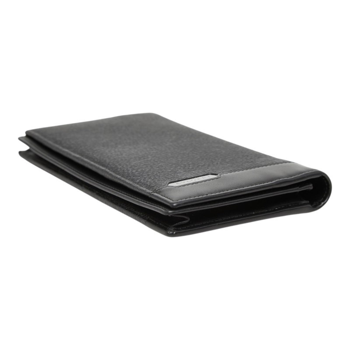 Bvlgari Black Leather Long Wallet (Bi-Fold) (Pre-Owned)