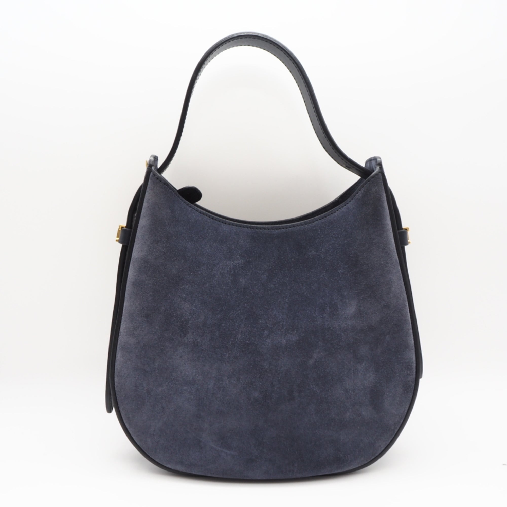 Tod's Navy Leather Handbag Shoulder Bag (Pre-Owned)