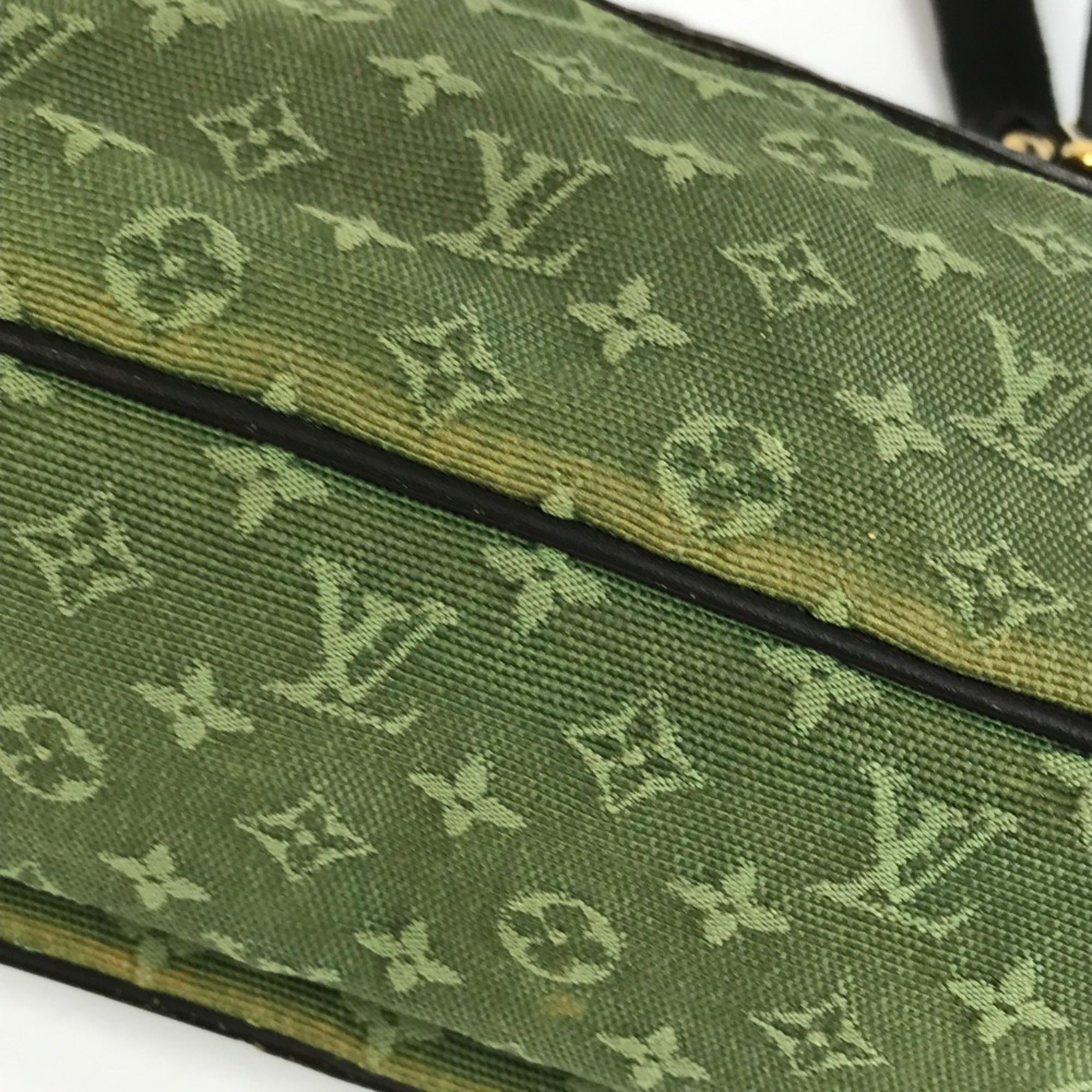 Louis Vuitton Khaki Monogram Mini Handbag Shoulder Bag Tote Bag (Pre-Owned)
