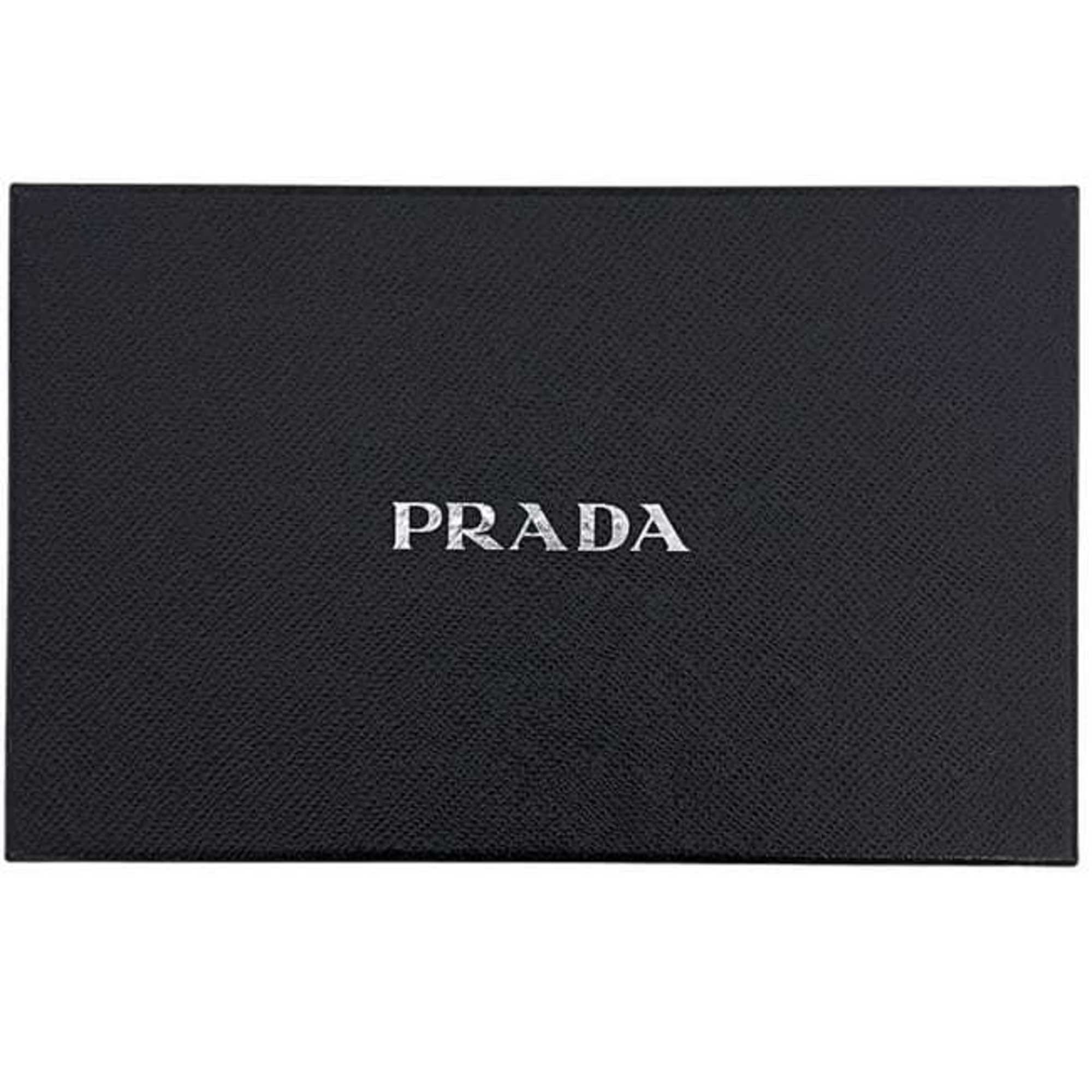 Prada Black Nero Leather Coin Purse/Coin Case (Pre-Owned)