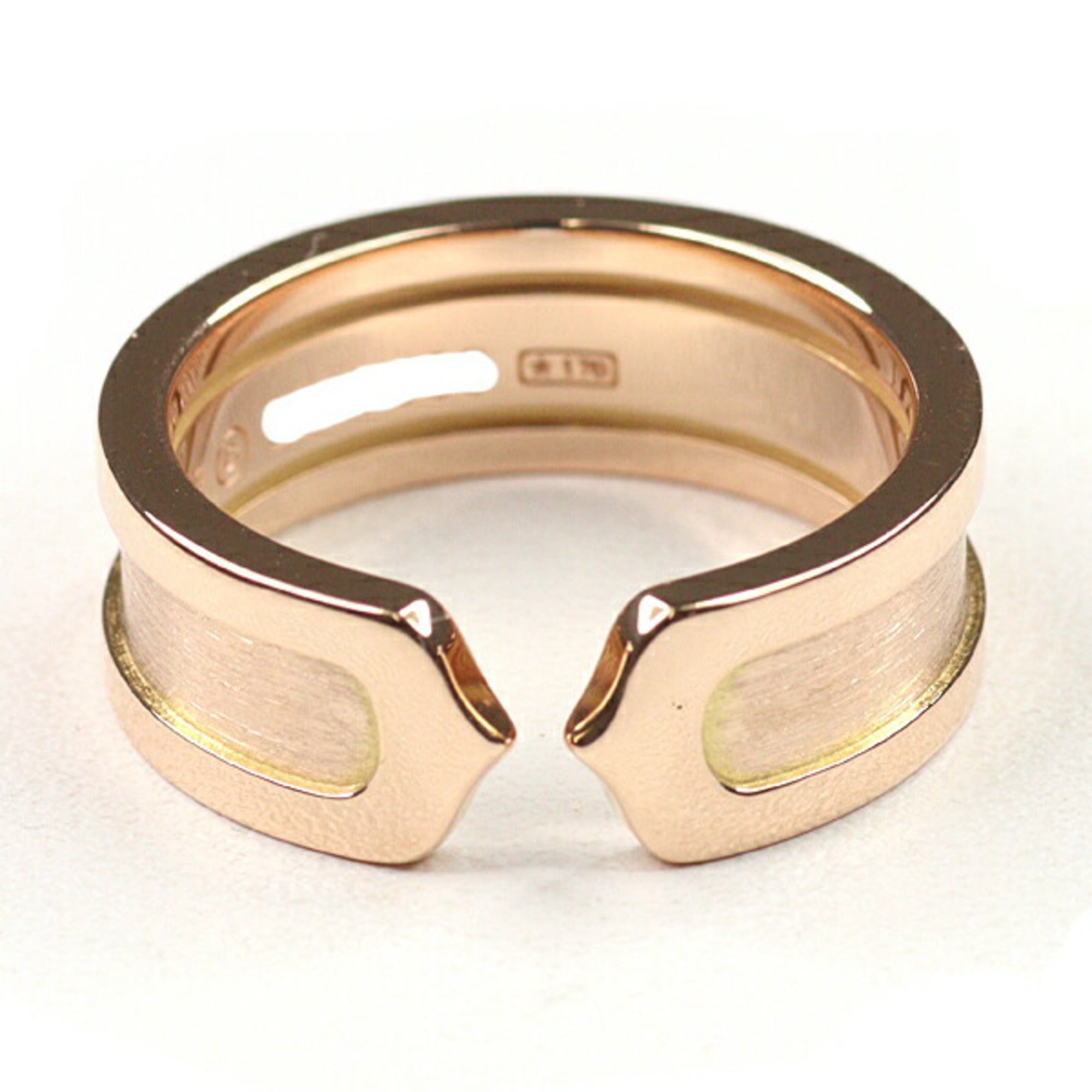 Cartier C2 Pink Gold Pink Gold (18K) Band Ring (Pre-Owned)