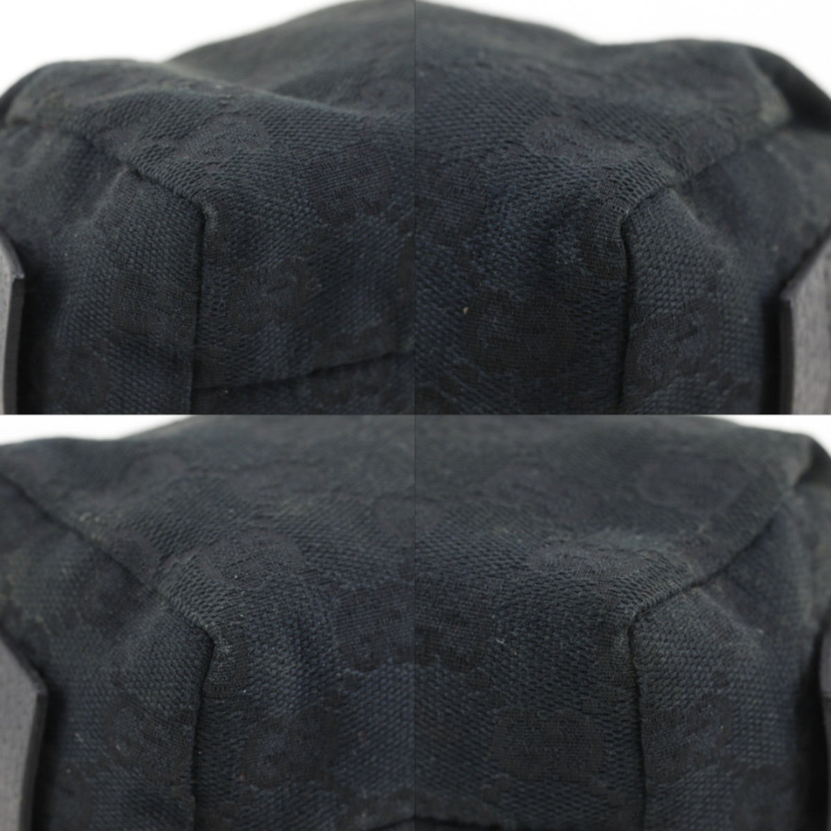 Gucci Black Gg Canvas Pouch (Pre-Owned)