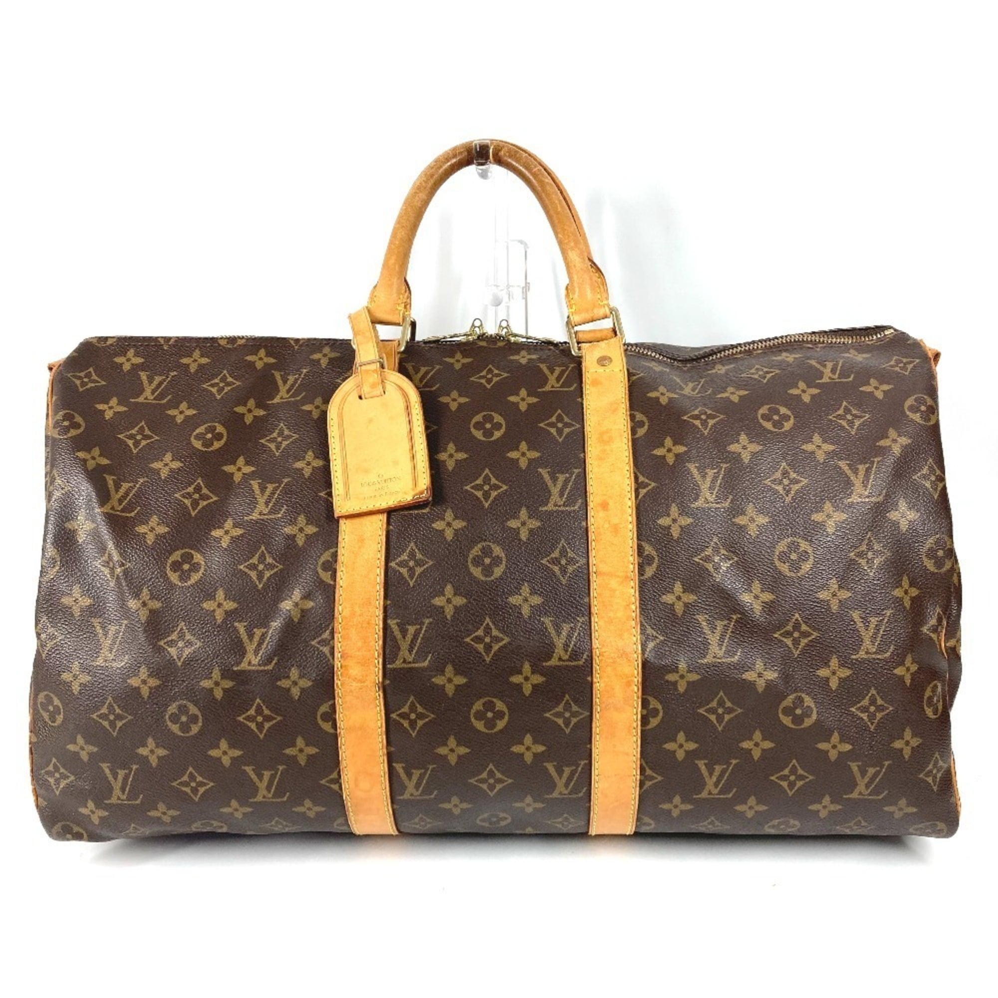 Louis Vuitton Brown Monogram Boston Bag Handbag (Pre-Owned)