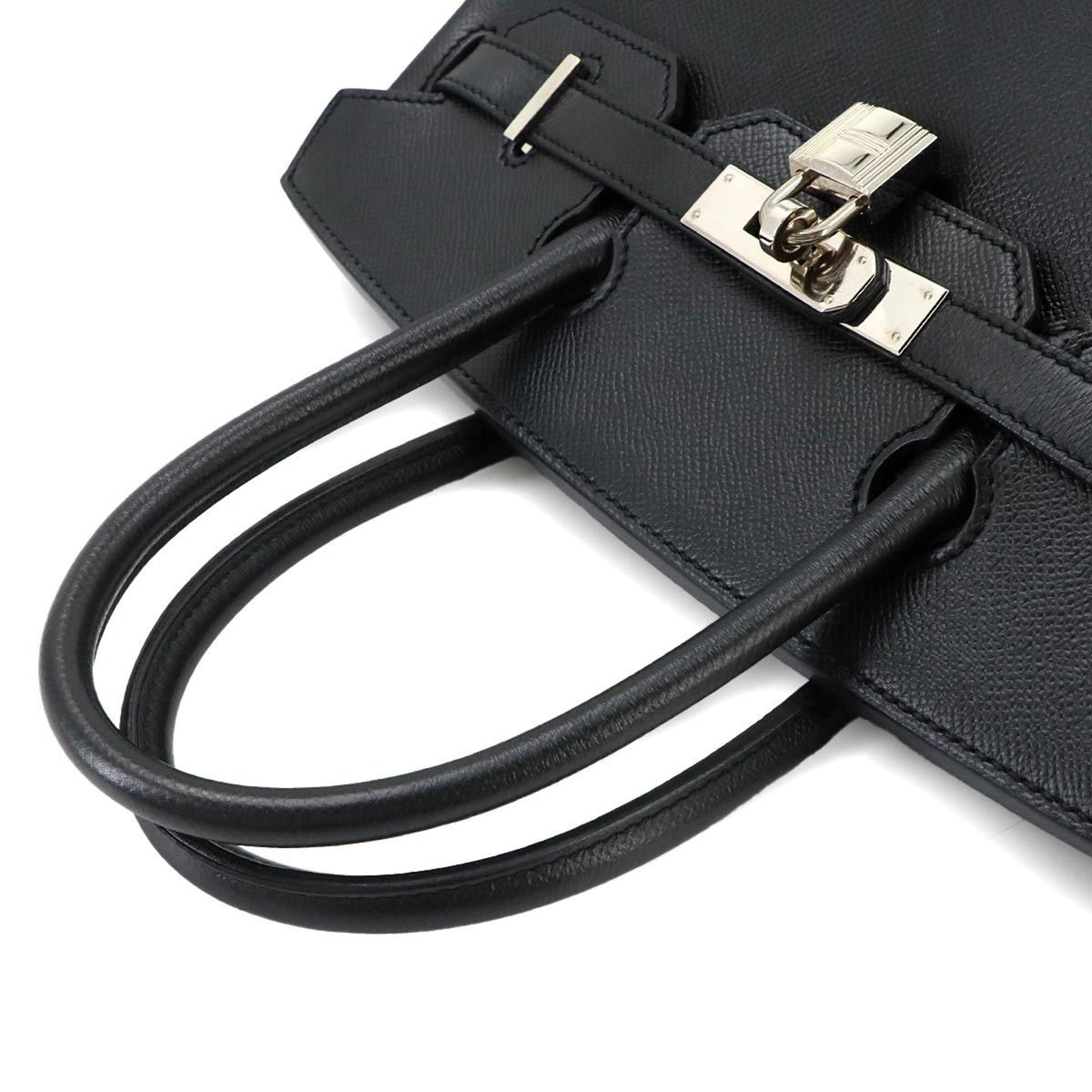 Hermes Birkin Black Epsom Leather Handbag (Pre-Owned)