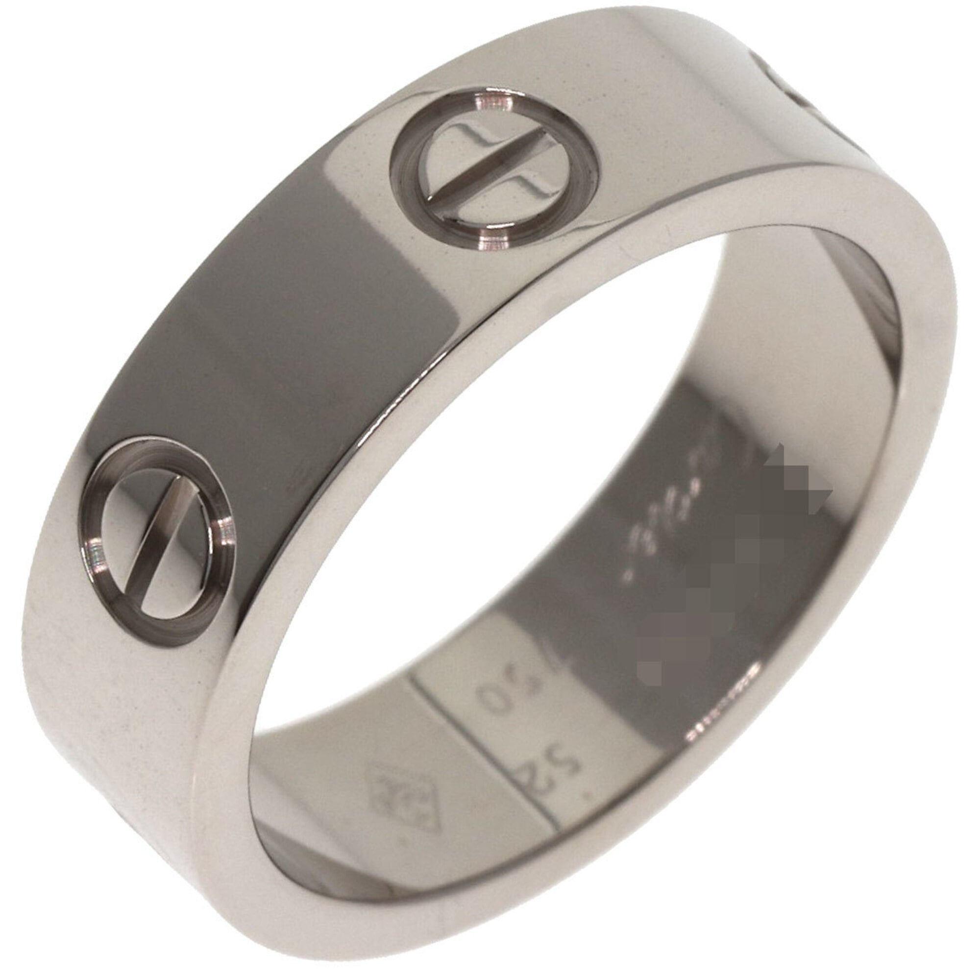 Cartier Love White Gold (18K) Band Ring (Pre-Owned)