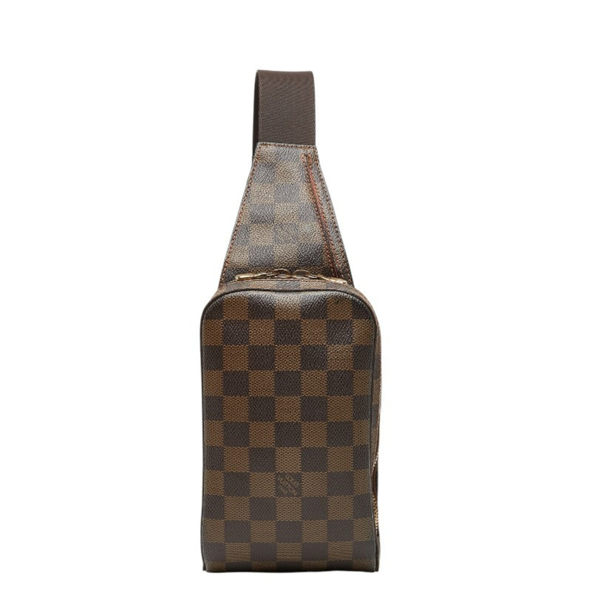 Louis Vuitton Damier Brown Pvc Leather Sling Bag (Pre-Owned)
