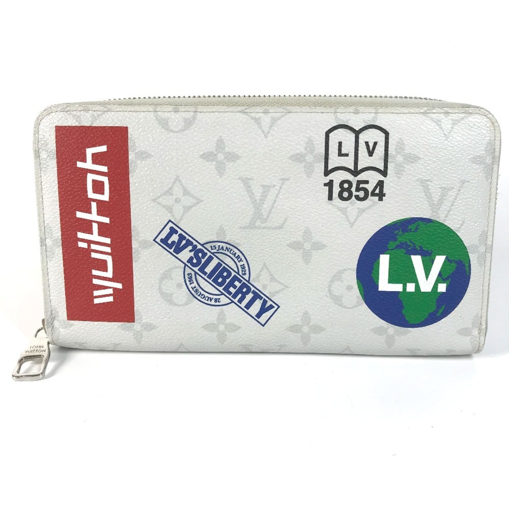 Louis Vuitton Monogram Monogram White Monogram Long Wallet (Bi-Fold) (Pre-Owned)