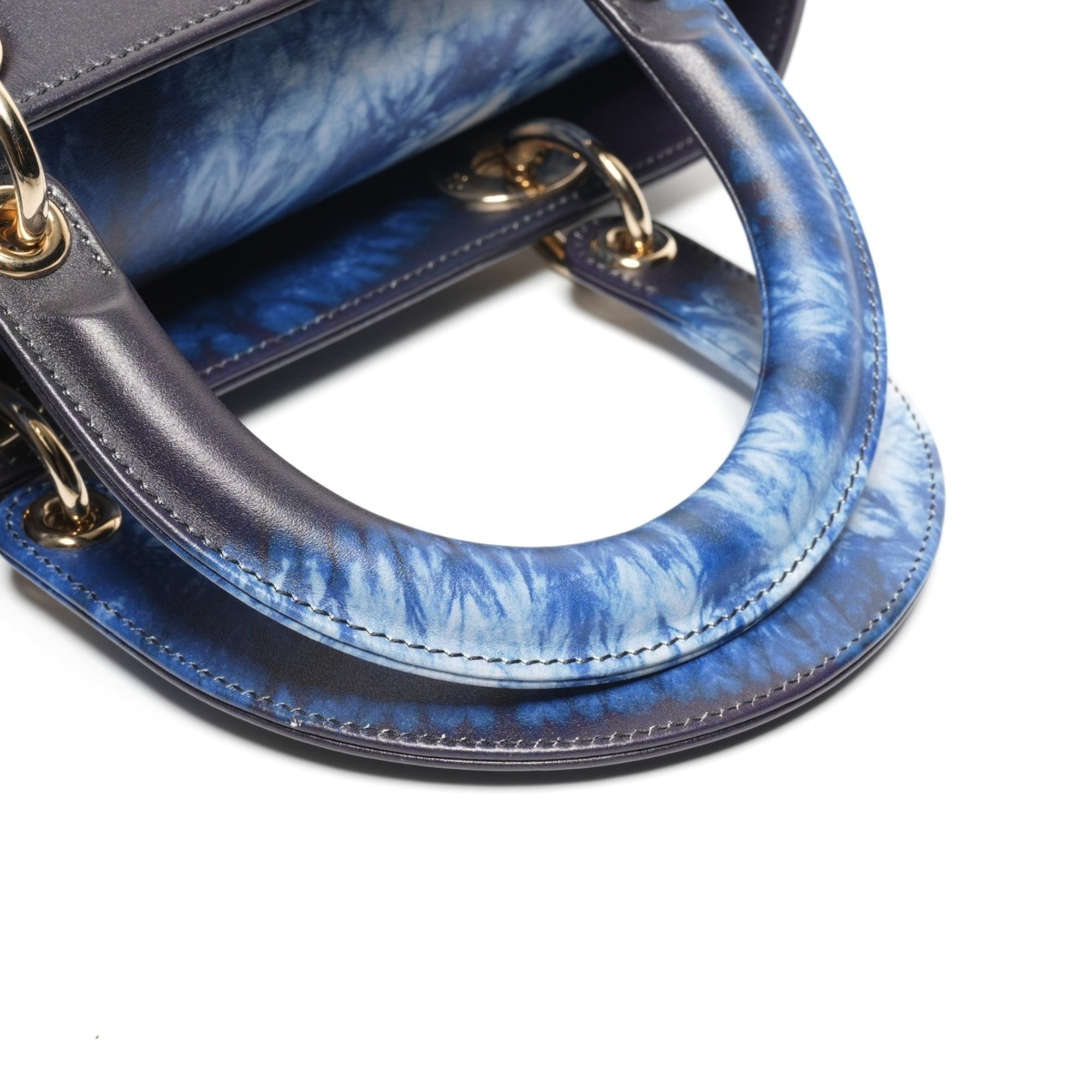 Christian Dior Lady Dior Blue Handbag (Pre-Owned)