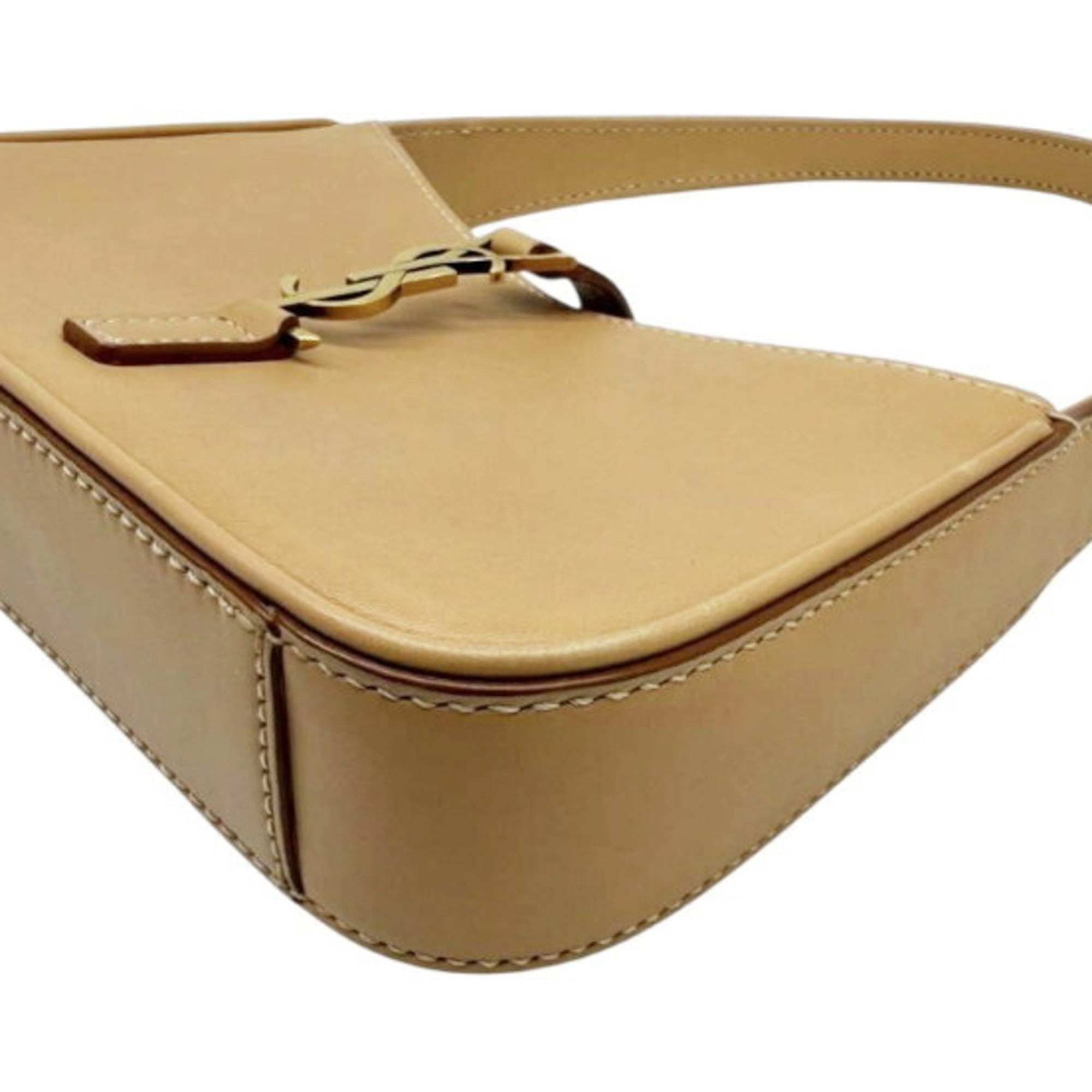Saint Laurent Beige Leather Handbag (Pre-Owned)