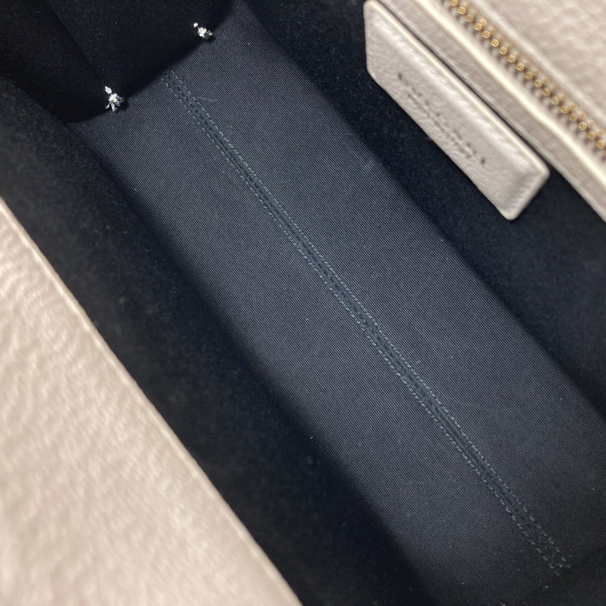 Bvlgari Black Pink White Leather Handbag (Pre-Owned)