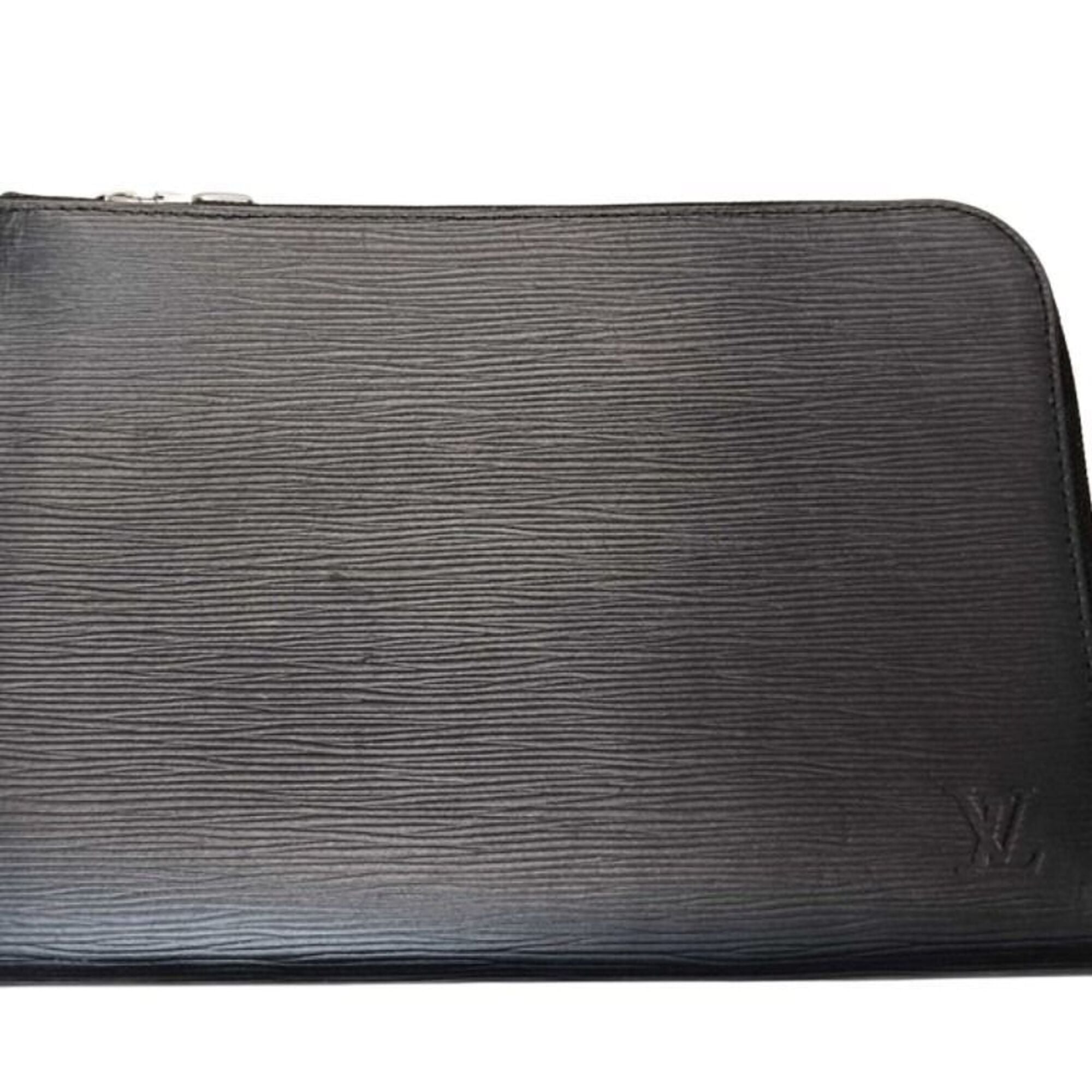 Louis Vuitton Black Epi Leather Clutch Bag Pochette (Pre-Owned)