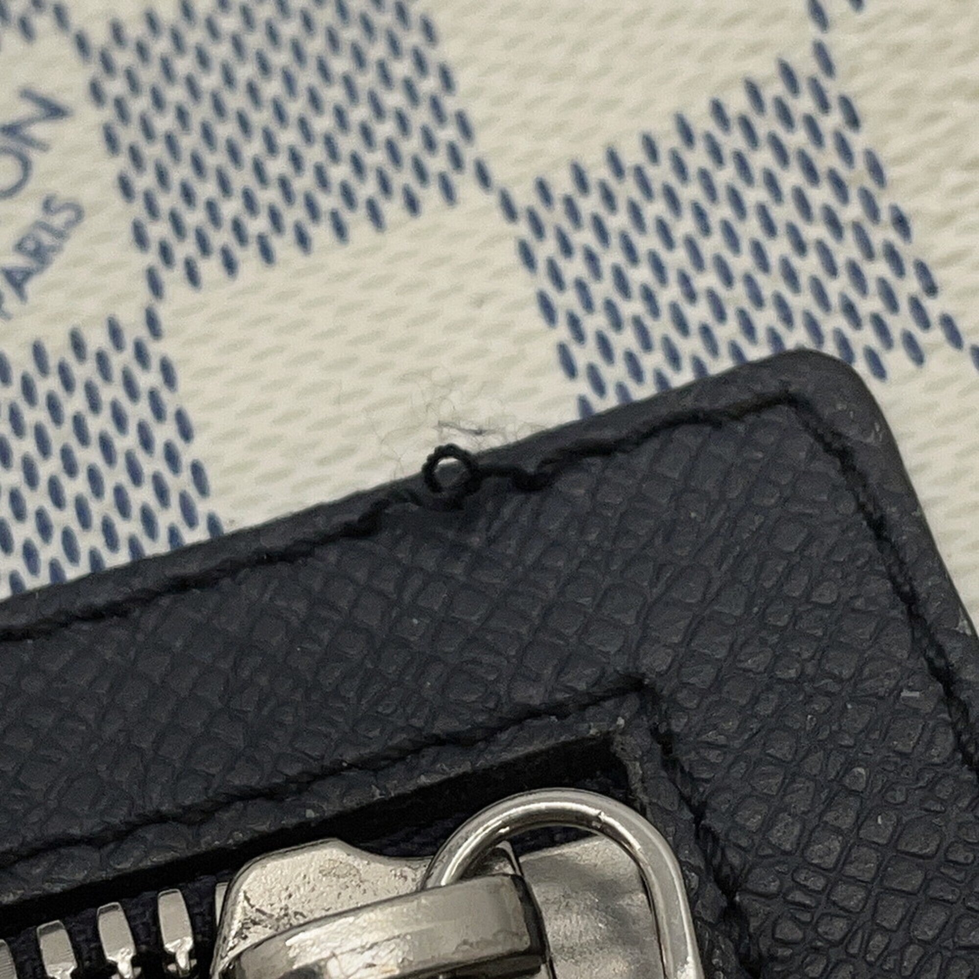 Louis Vuitton Damier Damier Canvas Navy White Backpack (Pre-Owned)