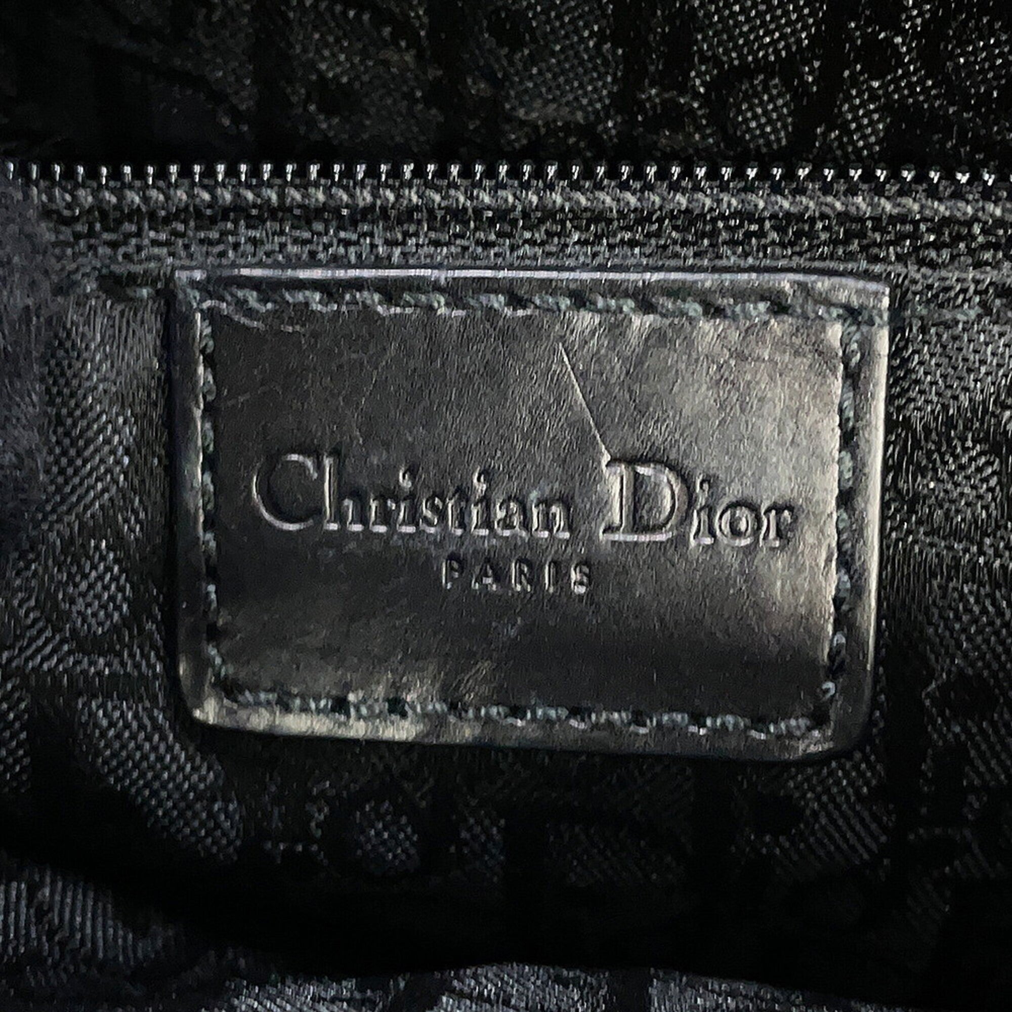 Christian Dior Black Leather Handbag (Pre-Owned)