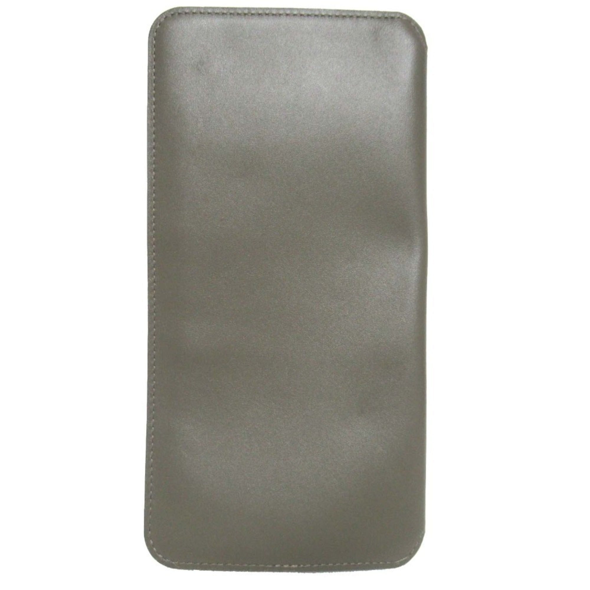 Louis Vuitton Khaki Leather Long Wallet (Bi-Fold) (Pre-Owned)