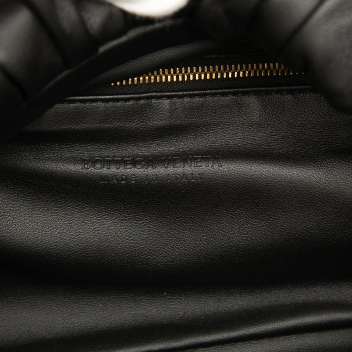 Bottega Veneta Black Leather Fanny Pack Sling Bag (Pre-Owned)