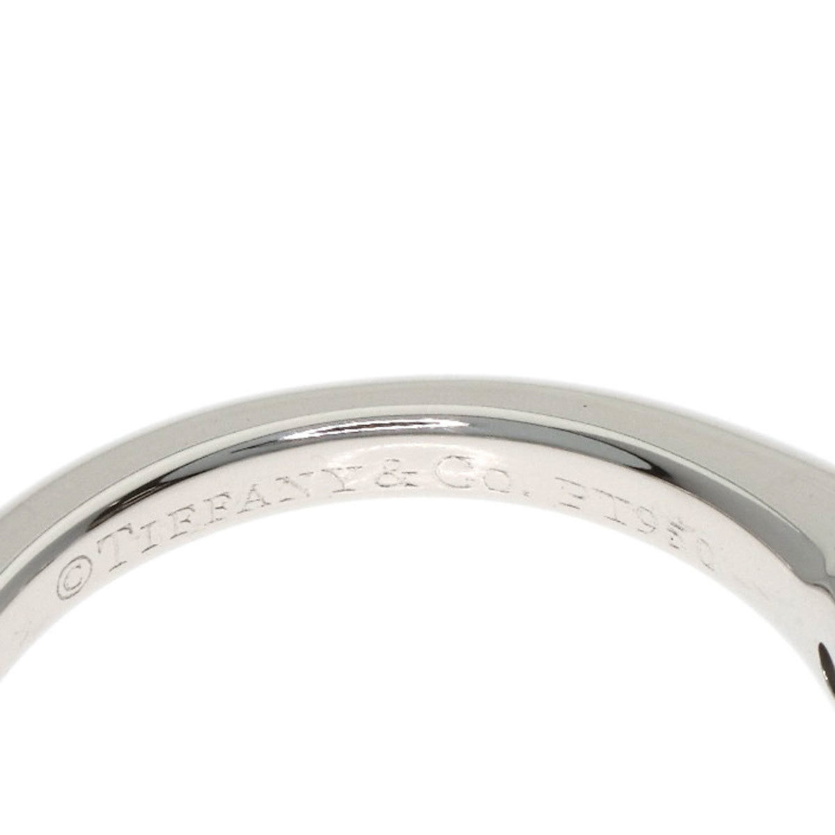 Tiffany Platinum 950 Band Ring (Pre-Owned)