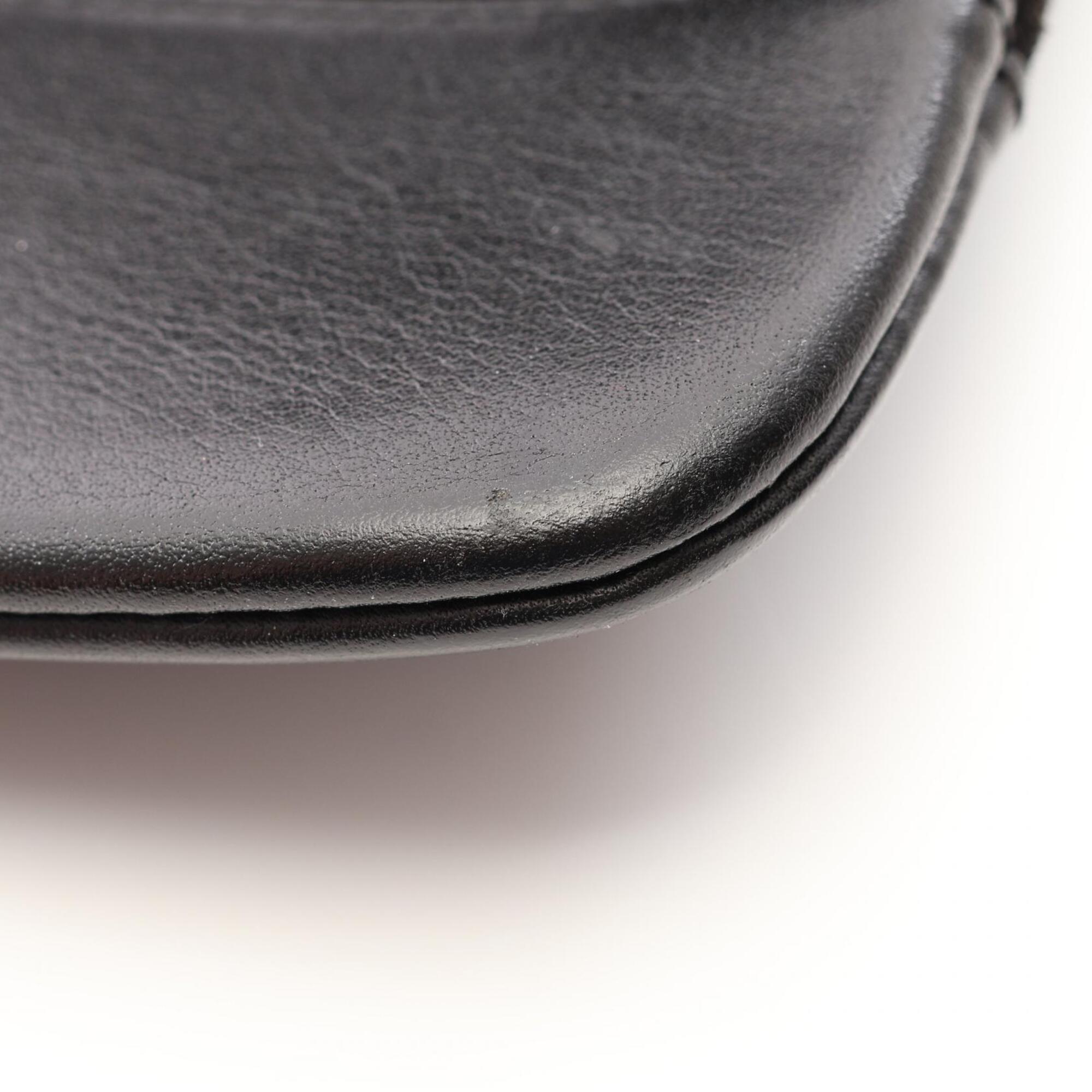 Loewe Black Suede Leather Handbag Shoulder Bag (Pre-Owned)