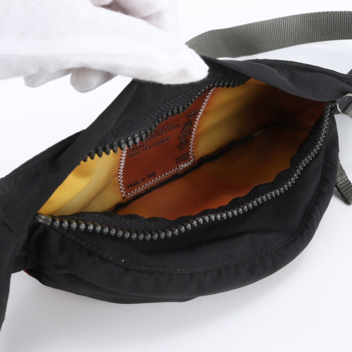 Pradasports Black Pouch Shoulder Bag Sling Bag (Pre-Owned)