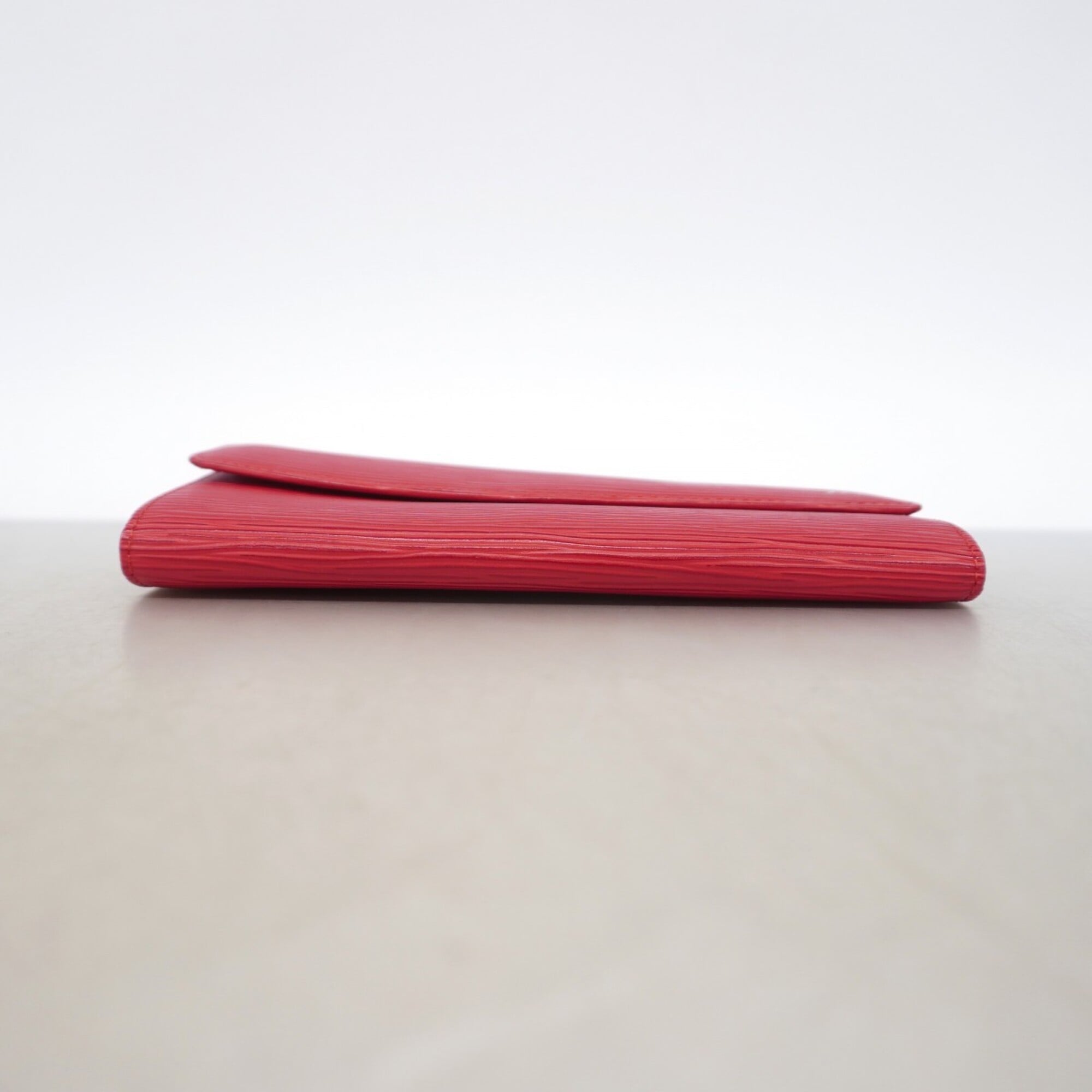 Louis Vuitton Castilian Red Long Wallet (Bi-Fold) (Pre-Owned)