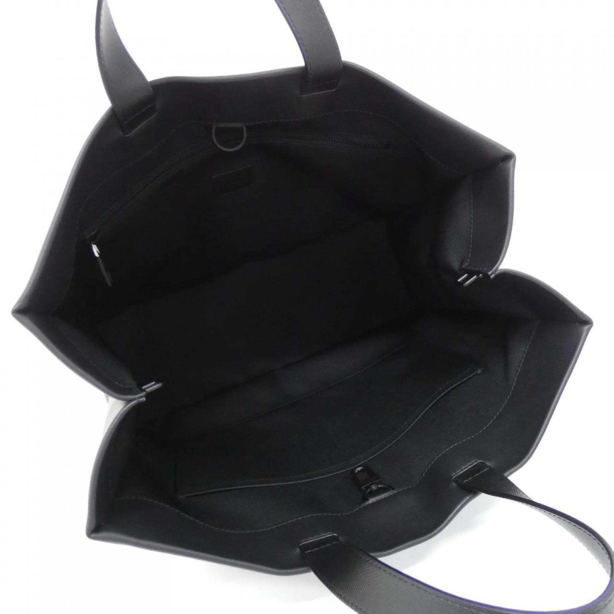 Louis Vuitton Black Leather Handbag (Pre-Owned)