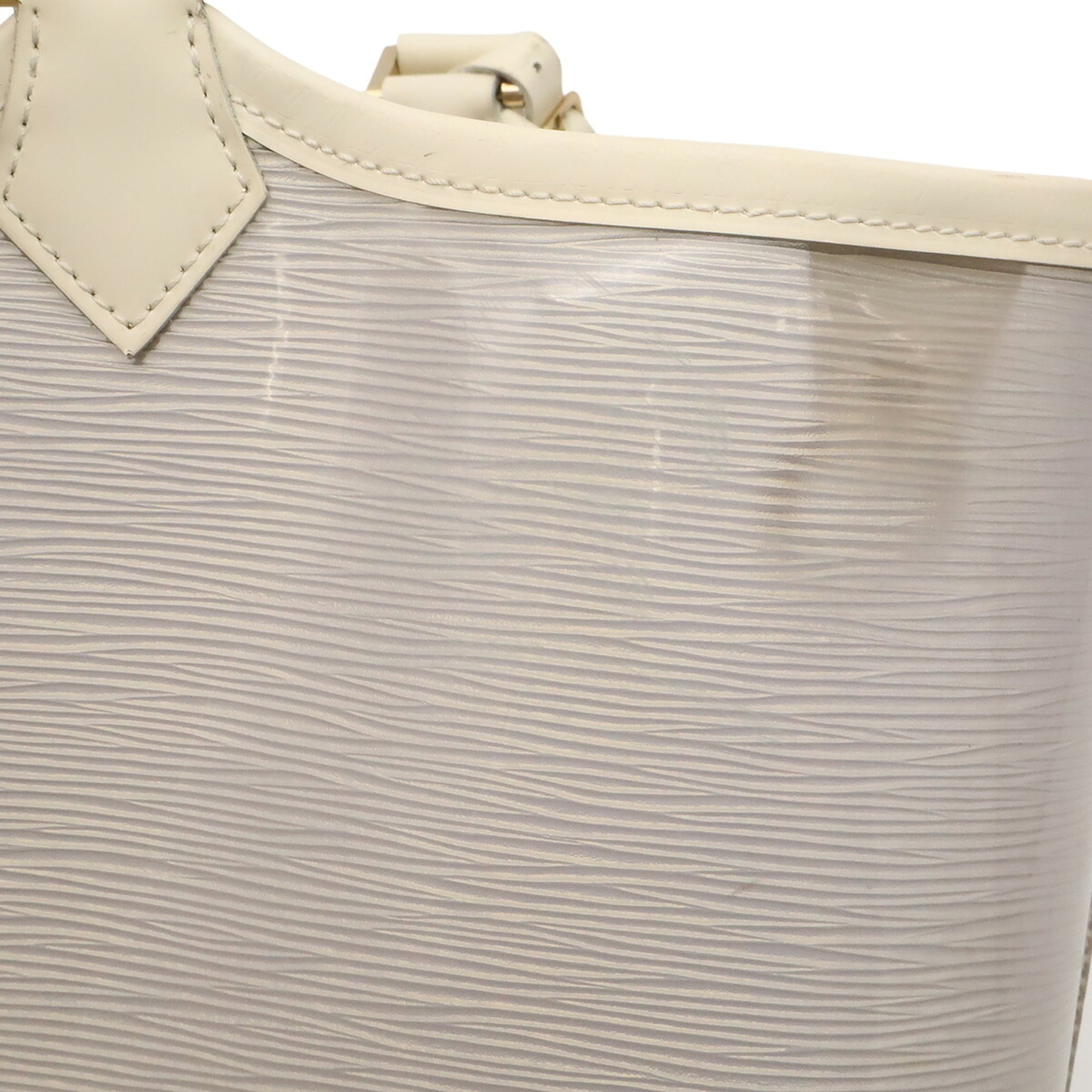 Louis Vuitton Coconut Vinyl Leather Pouch Tote Bag (Pre-Owned)