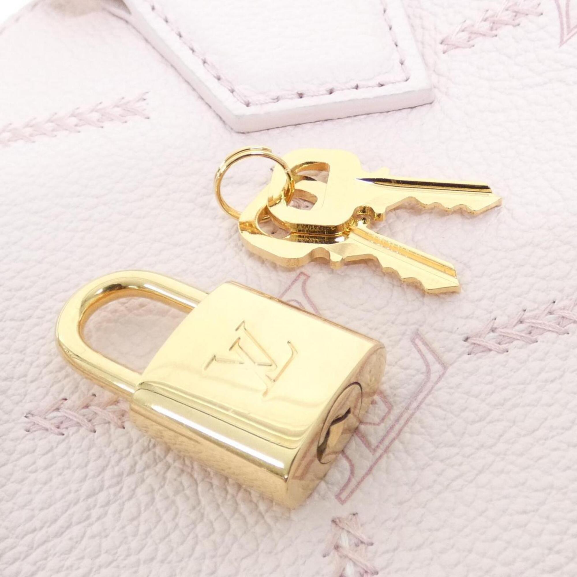 Louis Vuitton Pink Leather Boston Bag (Pre-Owned)