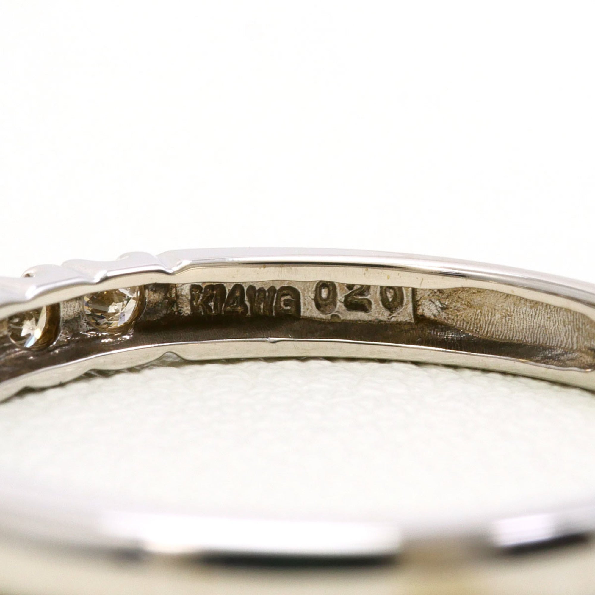 Unbranded White Gold White Gold (14K) Band Ring (Pre-Owned)
