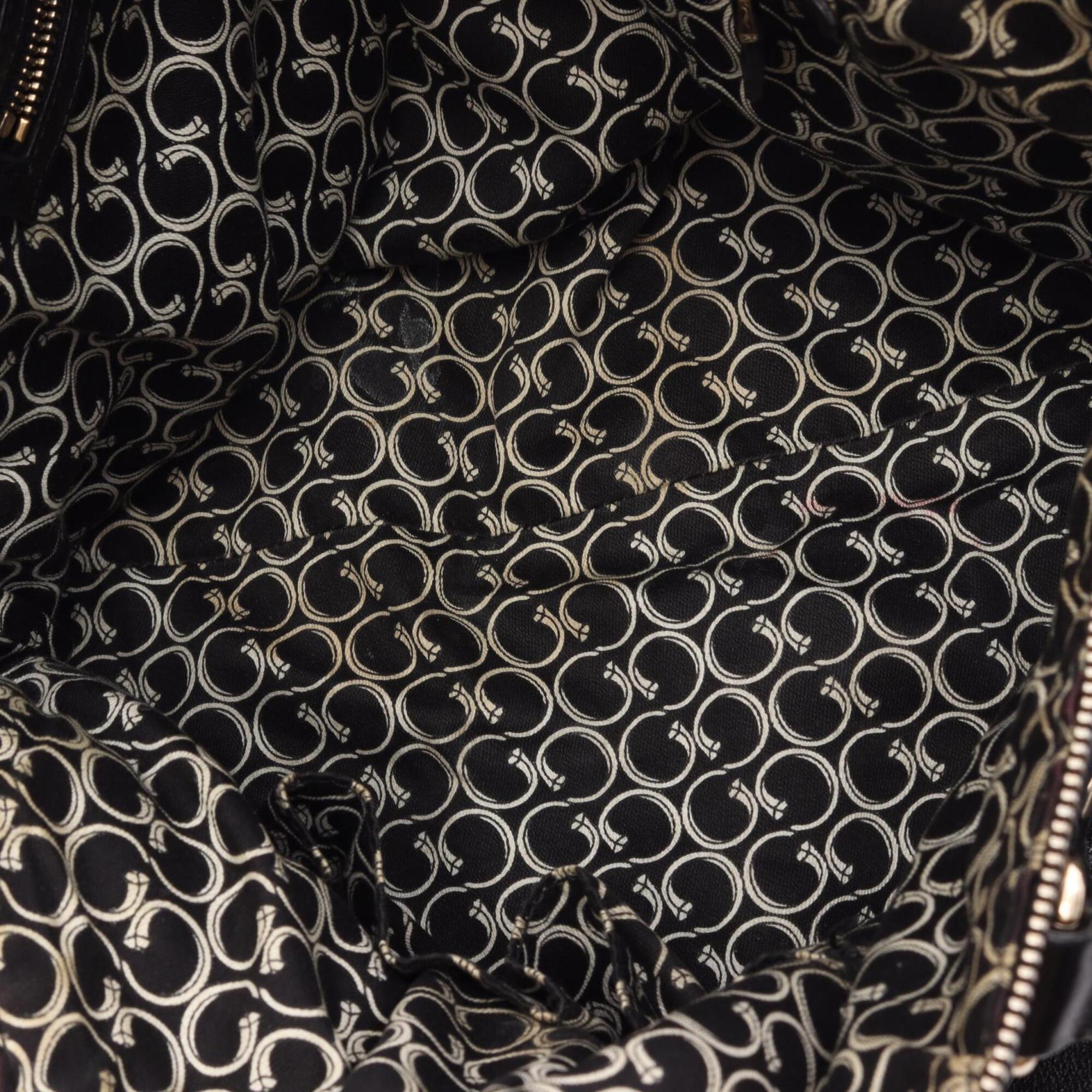 Gucci Black Leather Handbag (Pre-Owned)