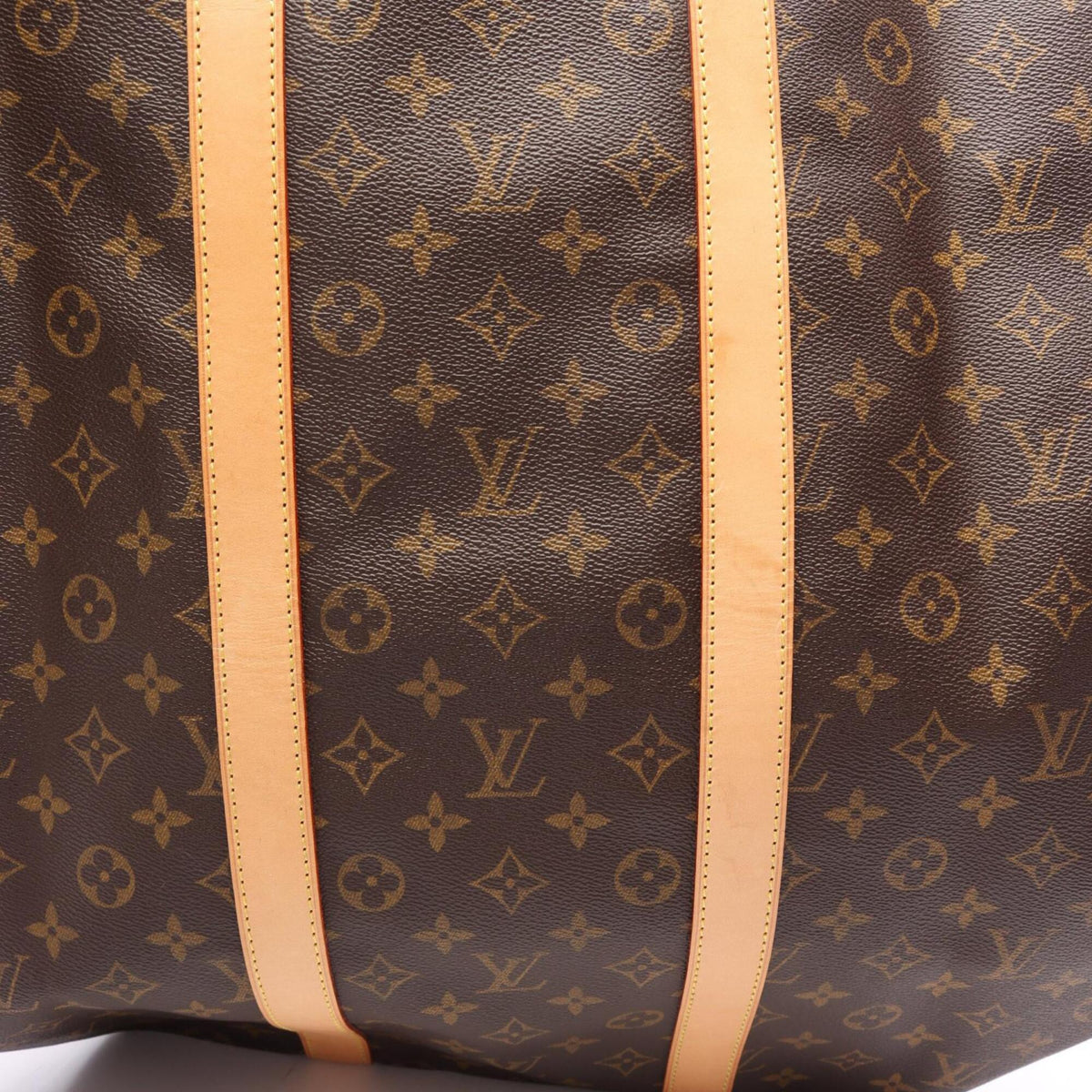 Louis Vuitton Brown Monogram Leather Boston Bag Handbag (Pre-Owned)