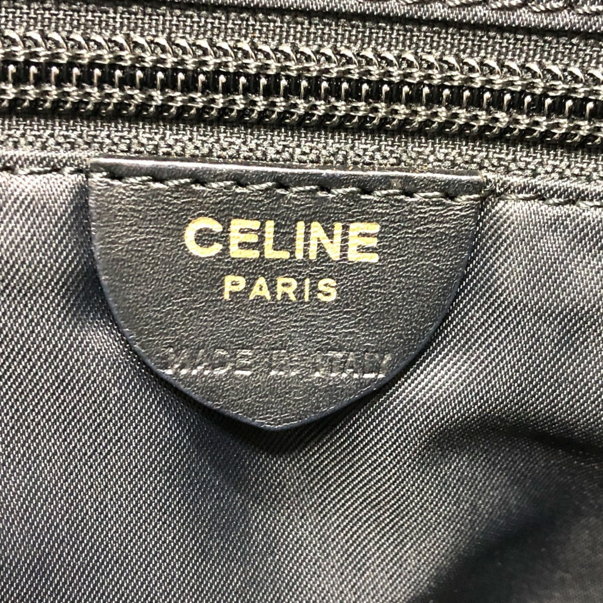 Celine Black Nylon Leather Shoulder Bag (Pre-Owned)