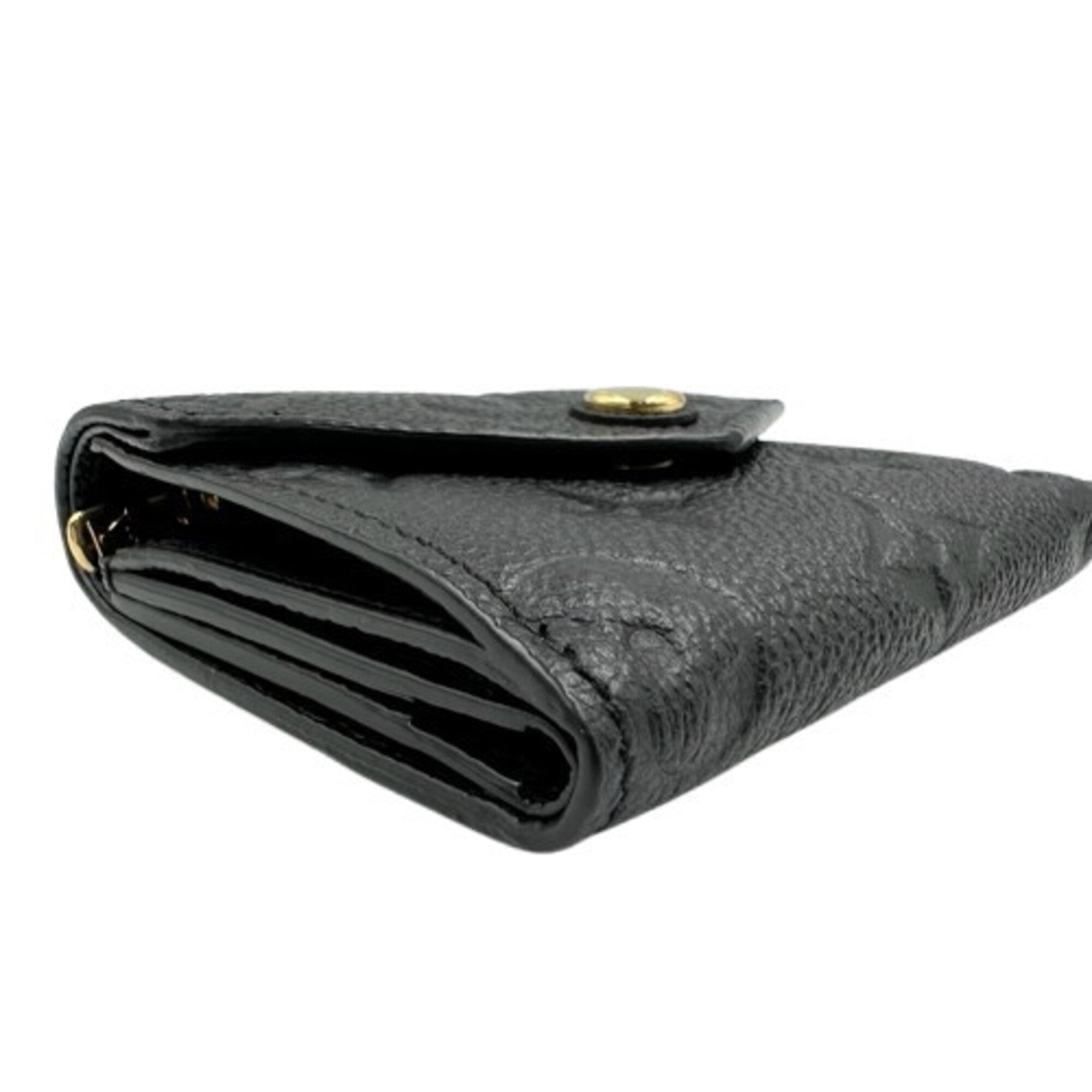 Louis Vuitton Monogram Empreinte Noir Monogram Empreinte Wallet (Tri-Fold) (Pre-Owned)
