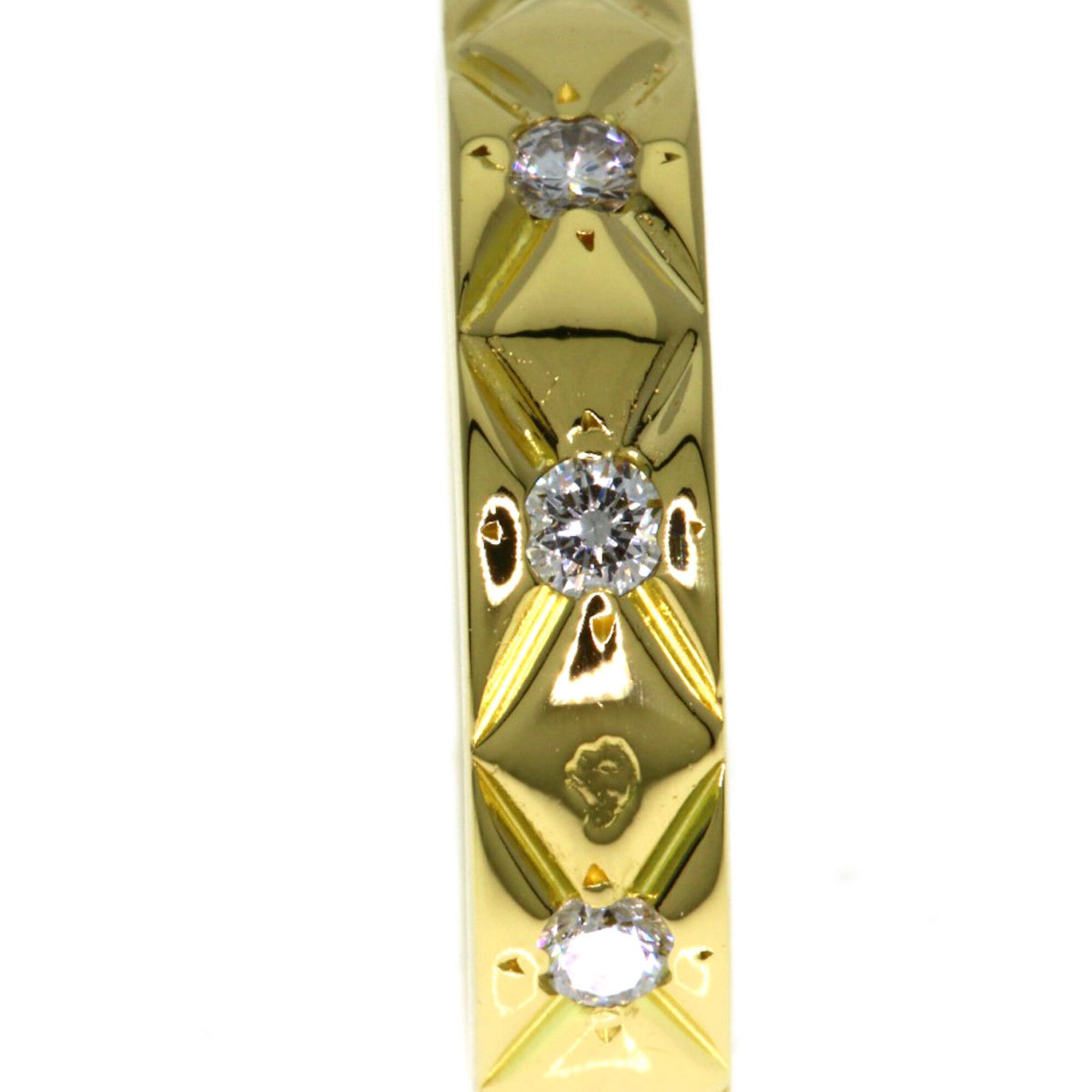 Chanel Matelasse Yellow Gold (18K) Band Ring (Pre-Owned)
