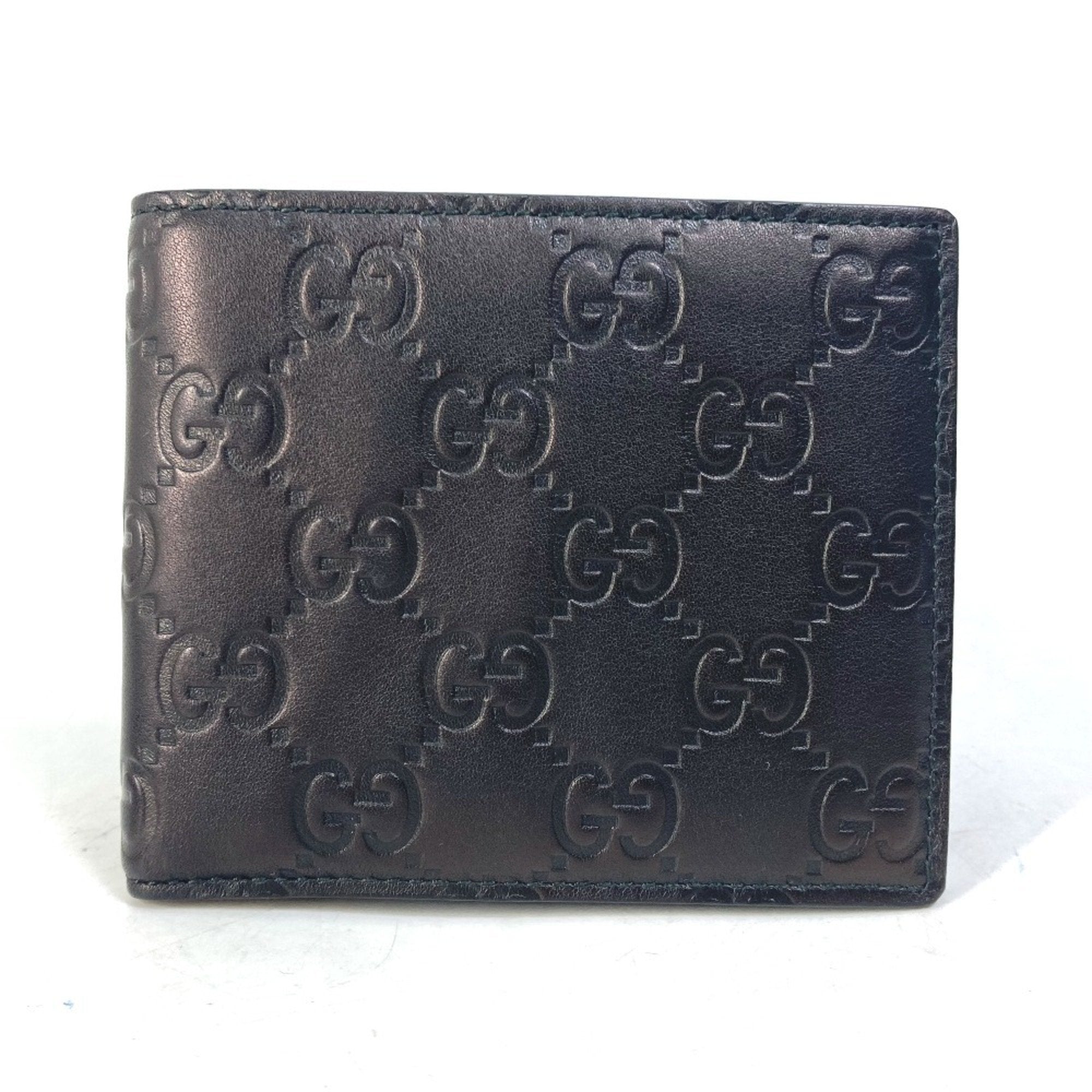 Gucci Black Leather Wallet (Bi-Fold) (Pre-Owned)