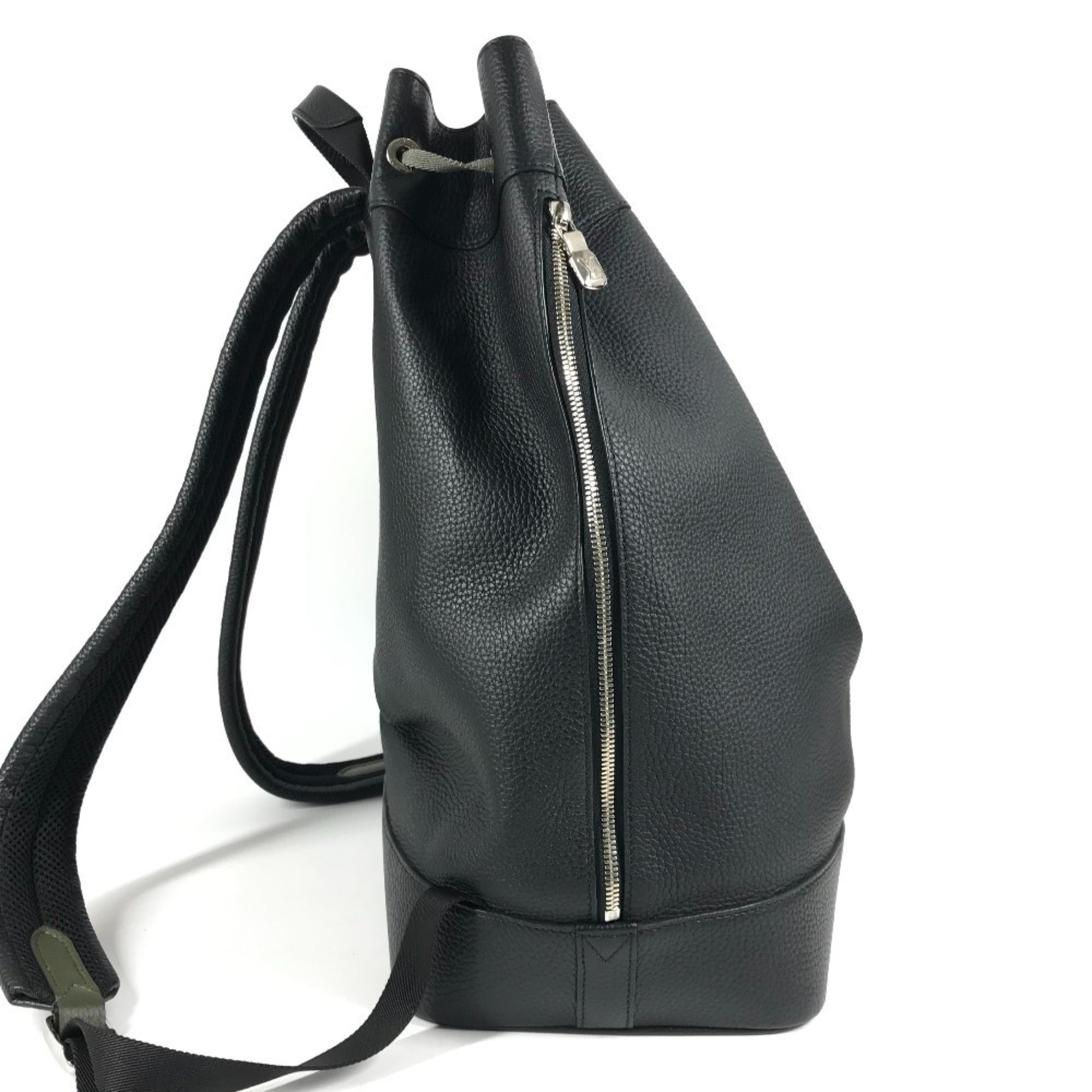 Louis Vuitton Black Khaki Backpack (Pre-Owned)