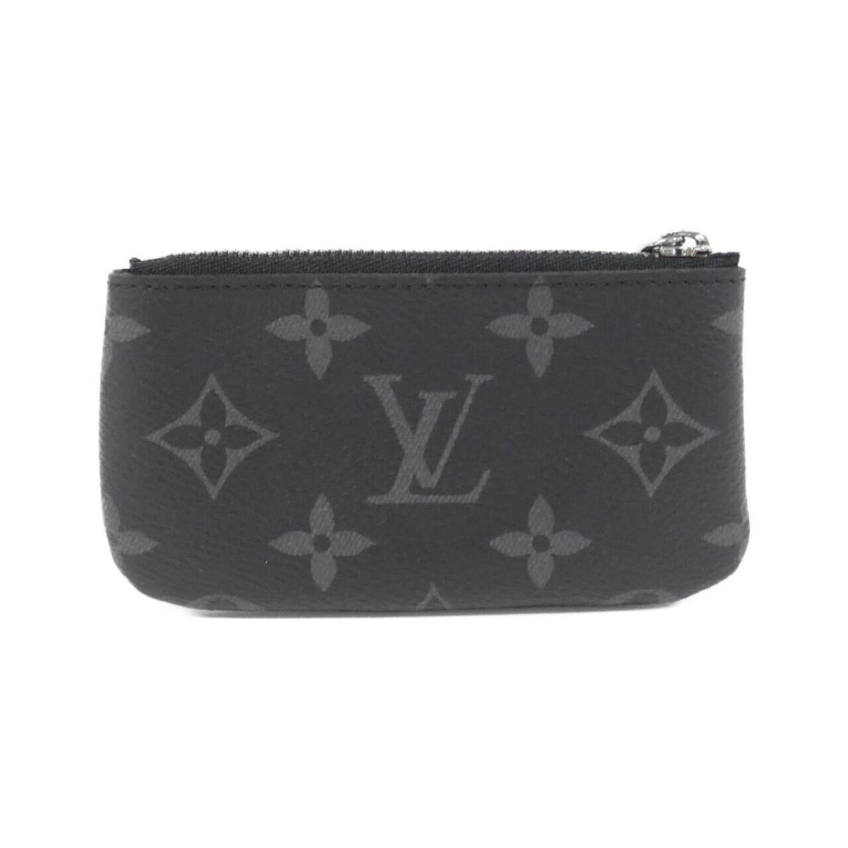 Louis Vuitton Black Coated Canvas Coin Purse/Coin Case (Pre-Owned)