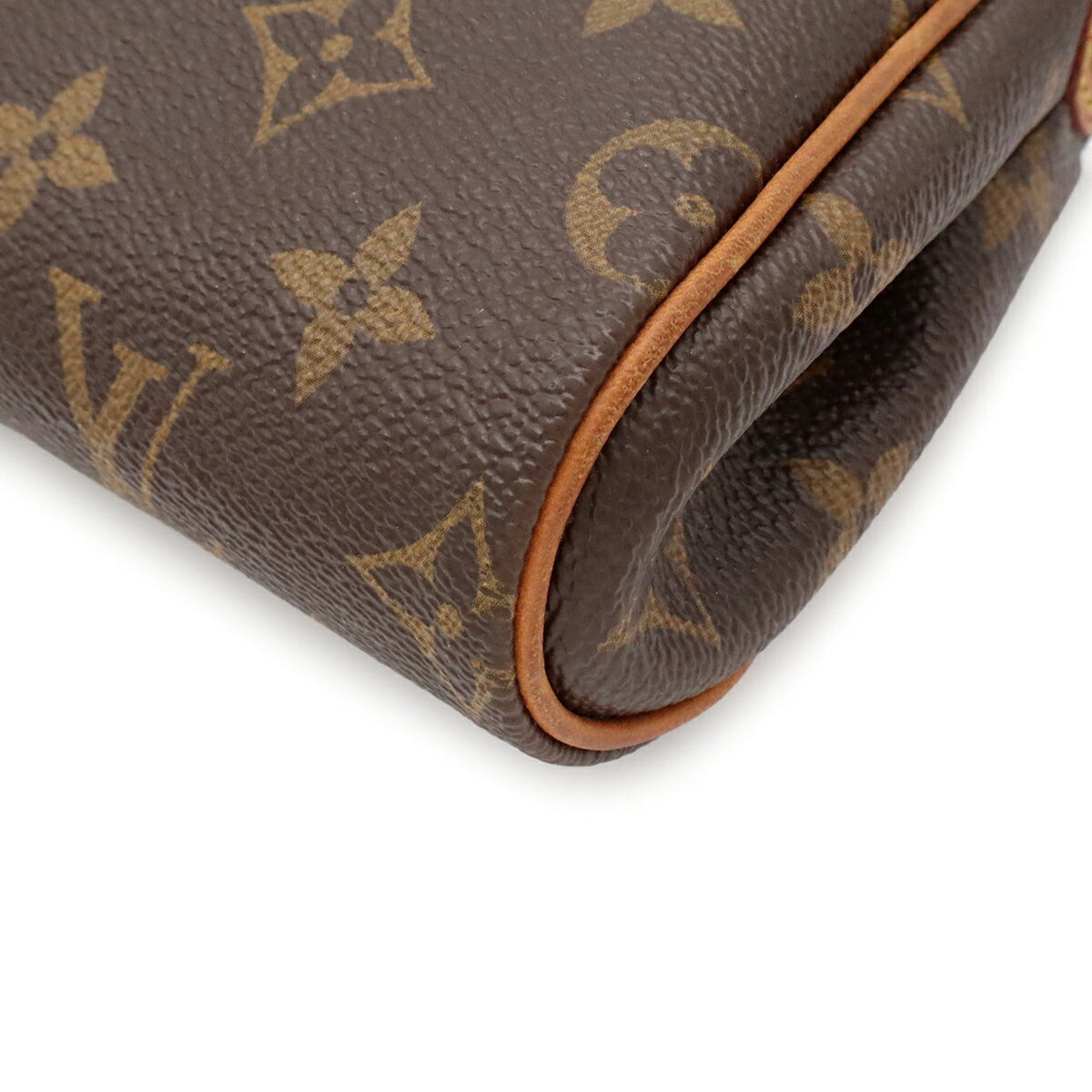 Louis Vuitton Brown Monogram Canvas Pvc Coated Canvas Handbag Pouch Shoulder Bag (Pre-Owned)