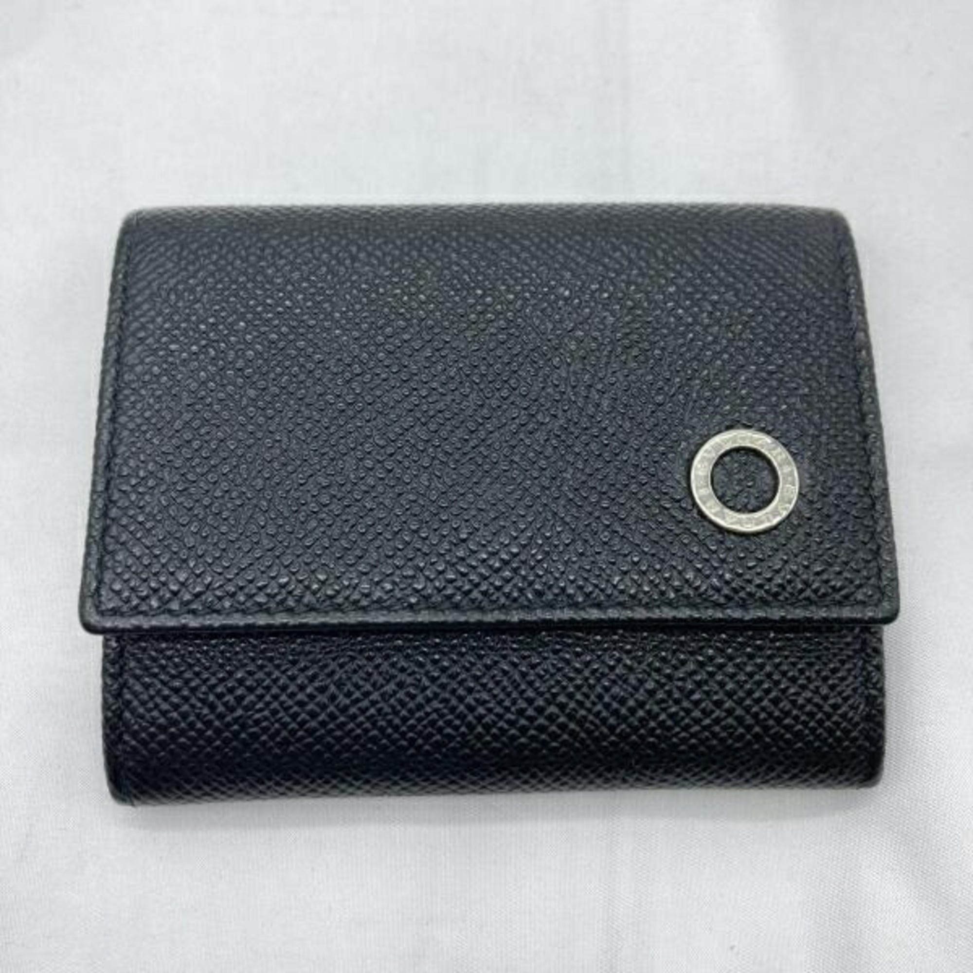 Bvlgari Black Coin Purse/Coin Case (Pre-Owned)