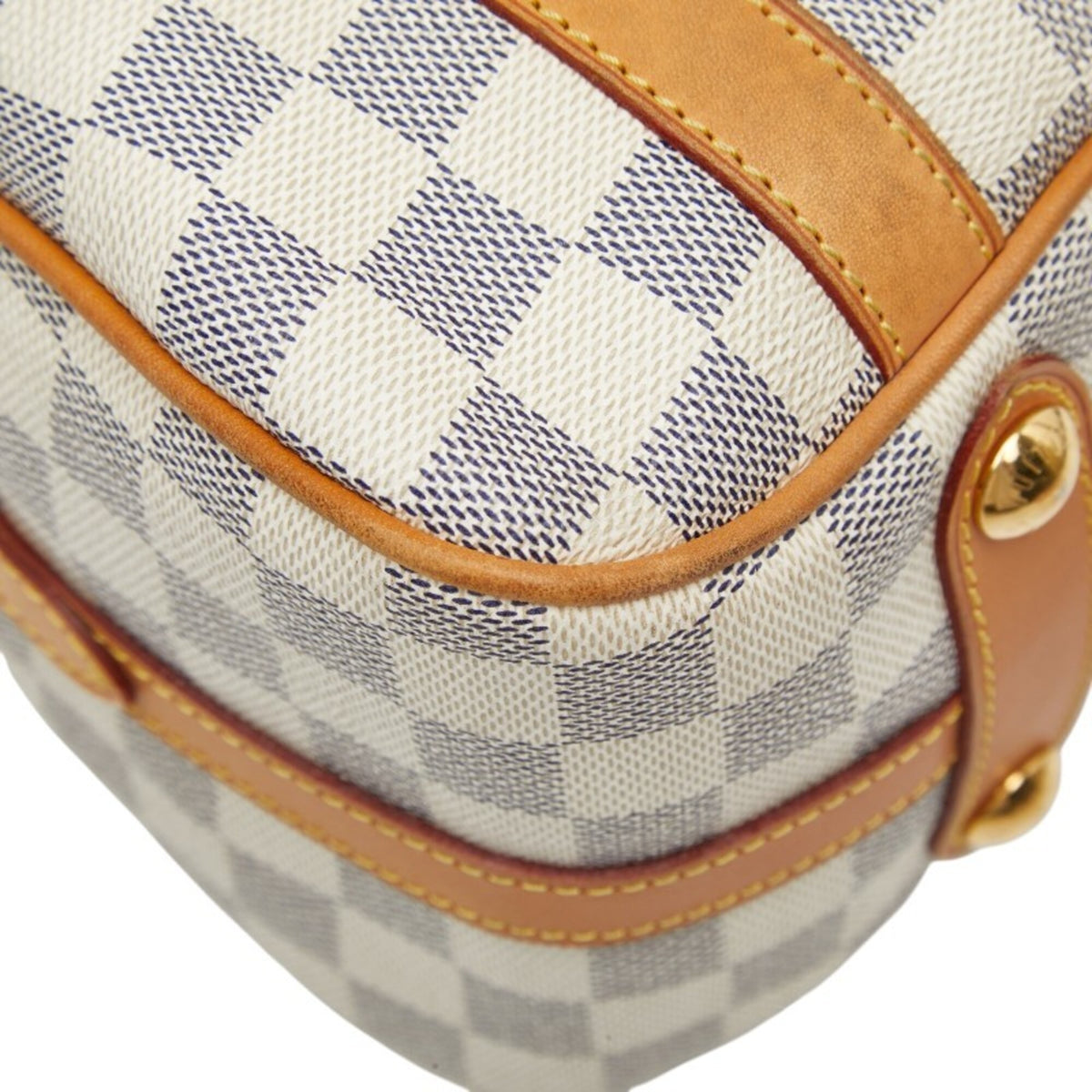Louis Vuitton Ivory White Pvc Leather Handbag Tote Bag (Pre-Owned)