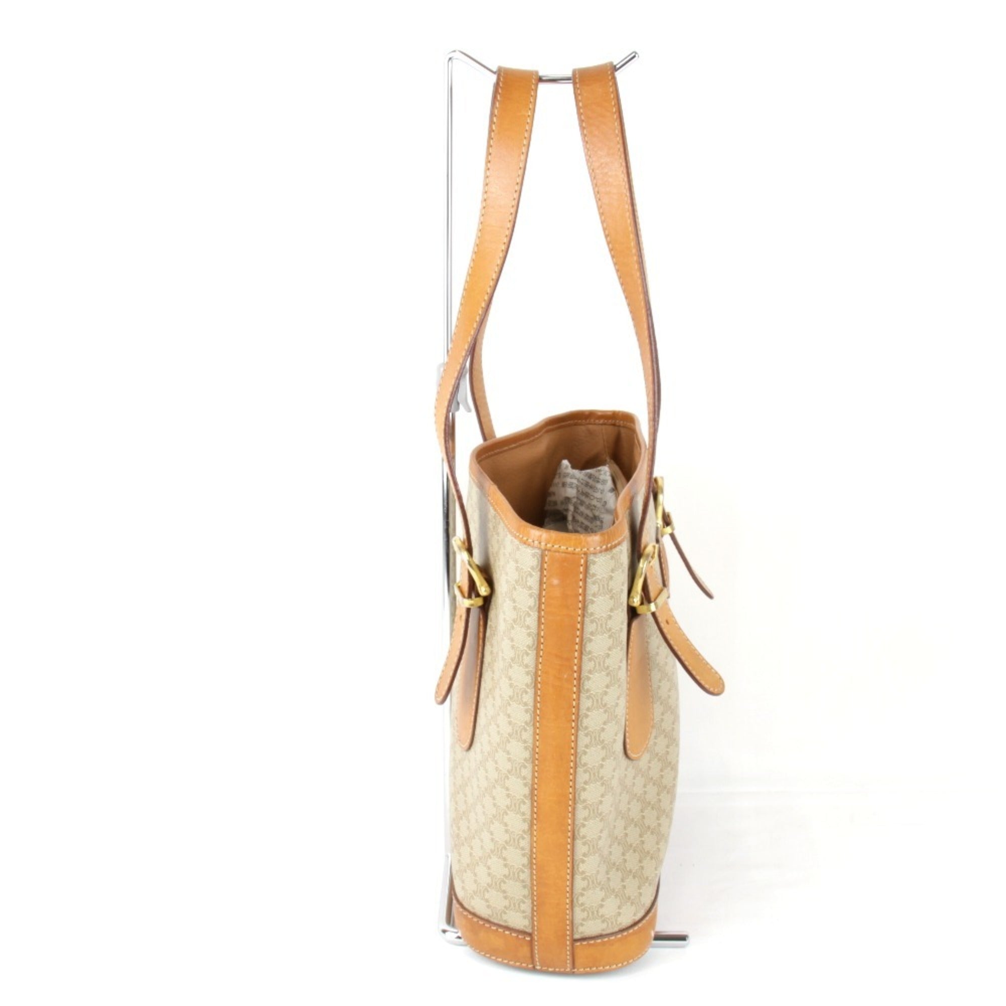Celine Macadam Beige Pvc Tote Bag (Pre-Owned)