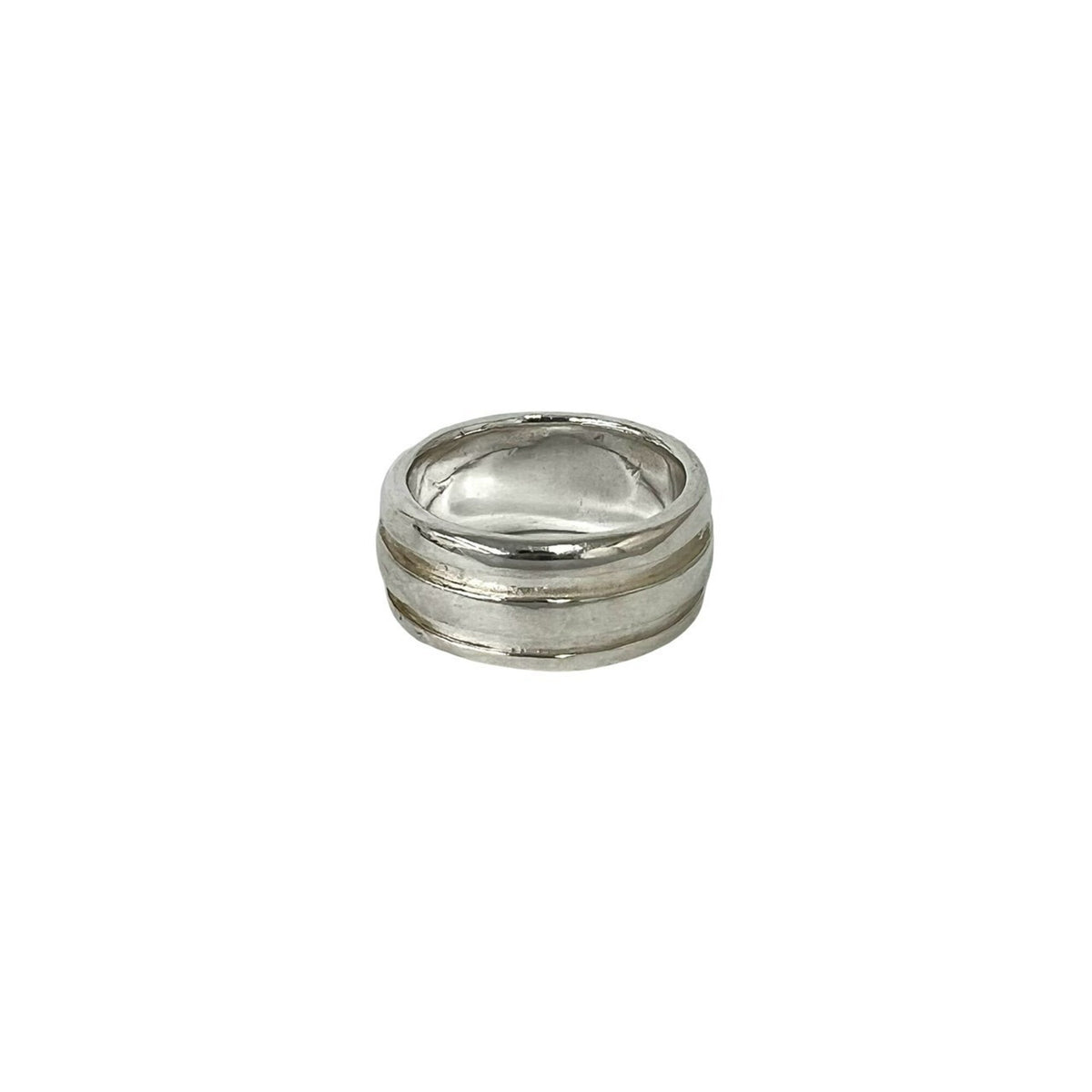 Tiffany Silver Silver 925 Band Ring (Pre-Owned)