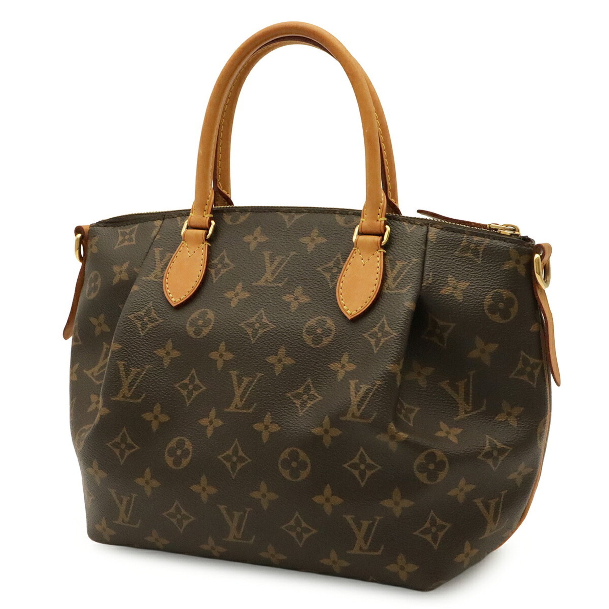 Louis Vuitton Brown Galle Monogram White Monogram Handbag (Pre-Owned)