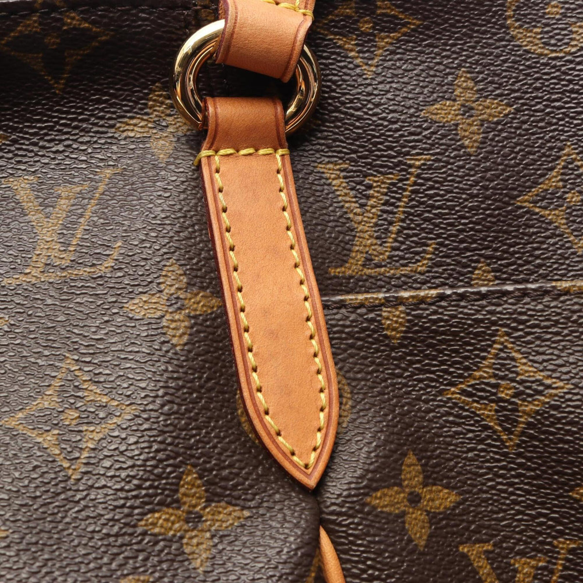Louis Vuitton Brown Coated Canvas Pvc Monogram Leather Handbag Tote Bag (Pre-Owned)