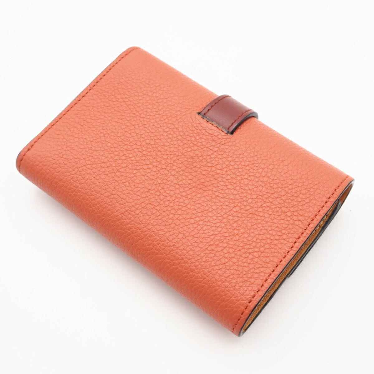 Loewe Orange Leather Wallet (Tri-Fold) (Pre-Owned)