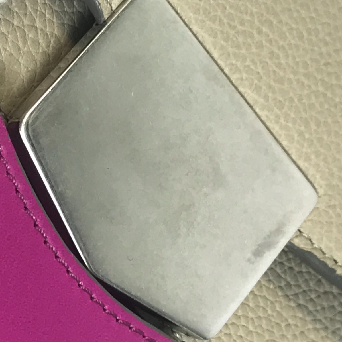 Celine Gray Leather Shoulder Bag (Pre-Owned)