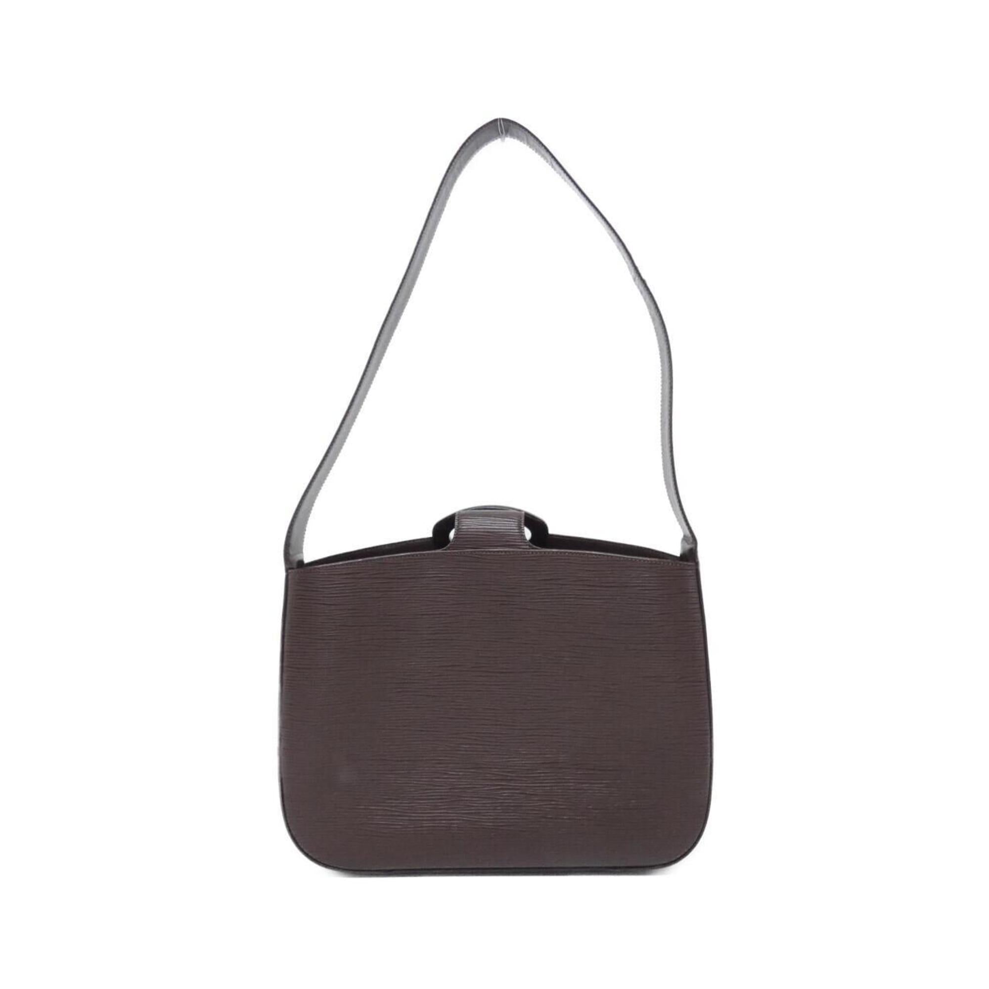 Louis Vuitton Brown Moka Leather Shoulder Bag (Pre-Owned)