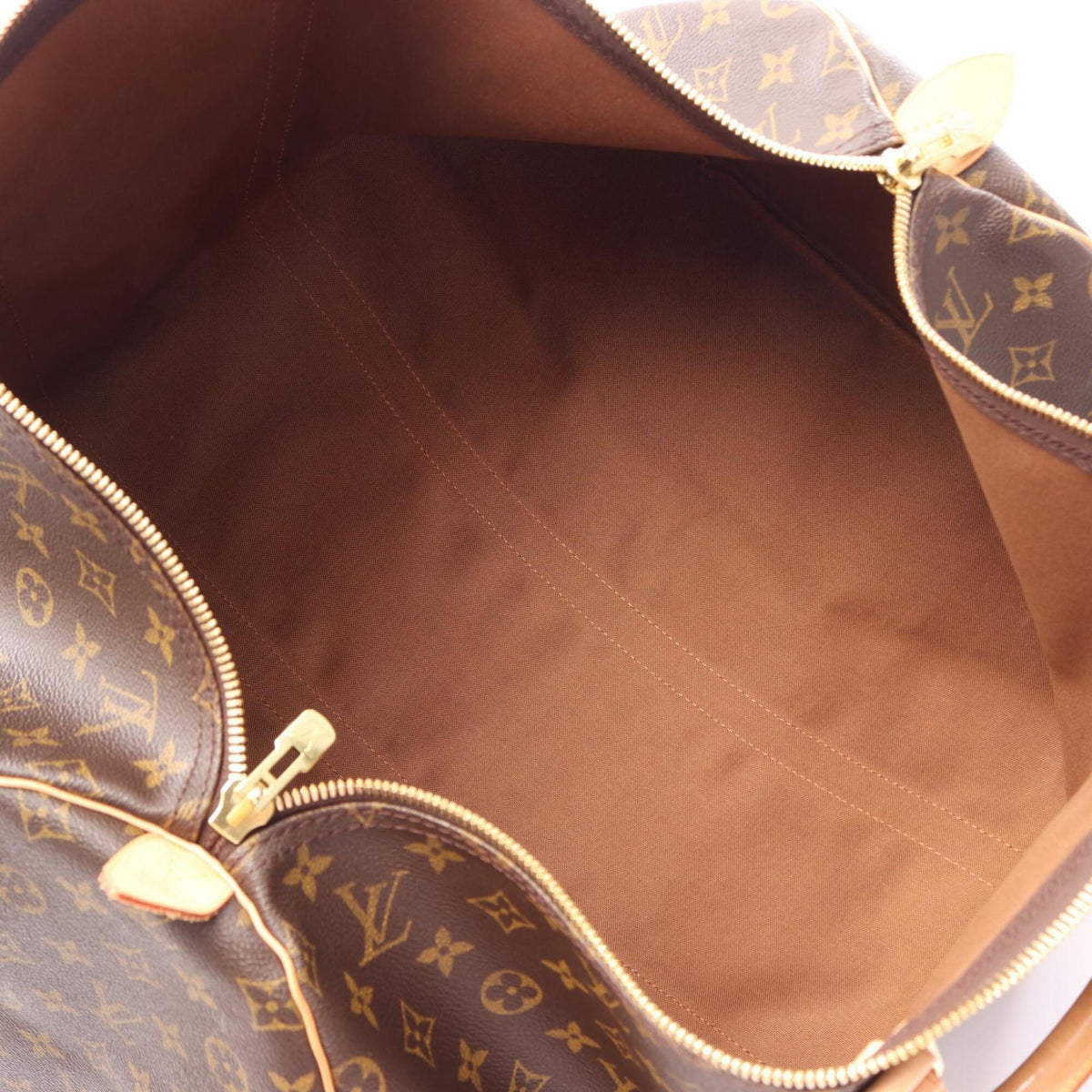 Louis Vuitton Brown Monogram Leather Boston Bag Handbag (Pre-Owned)