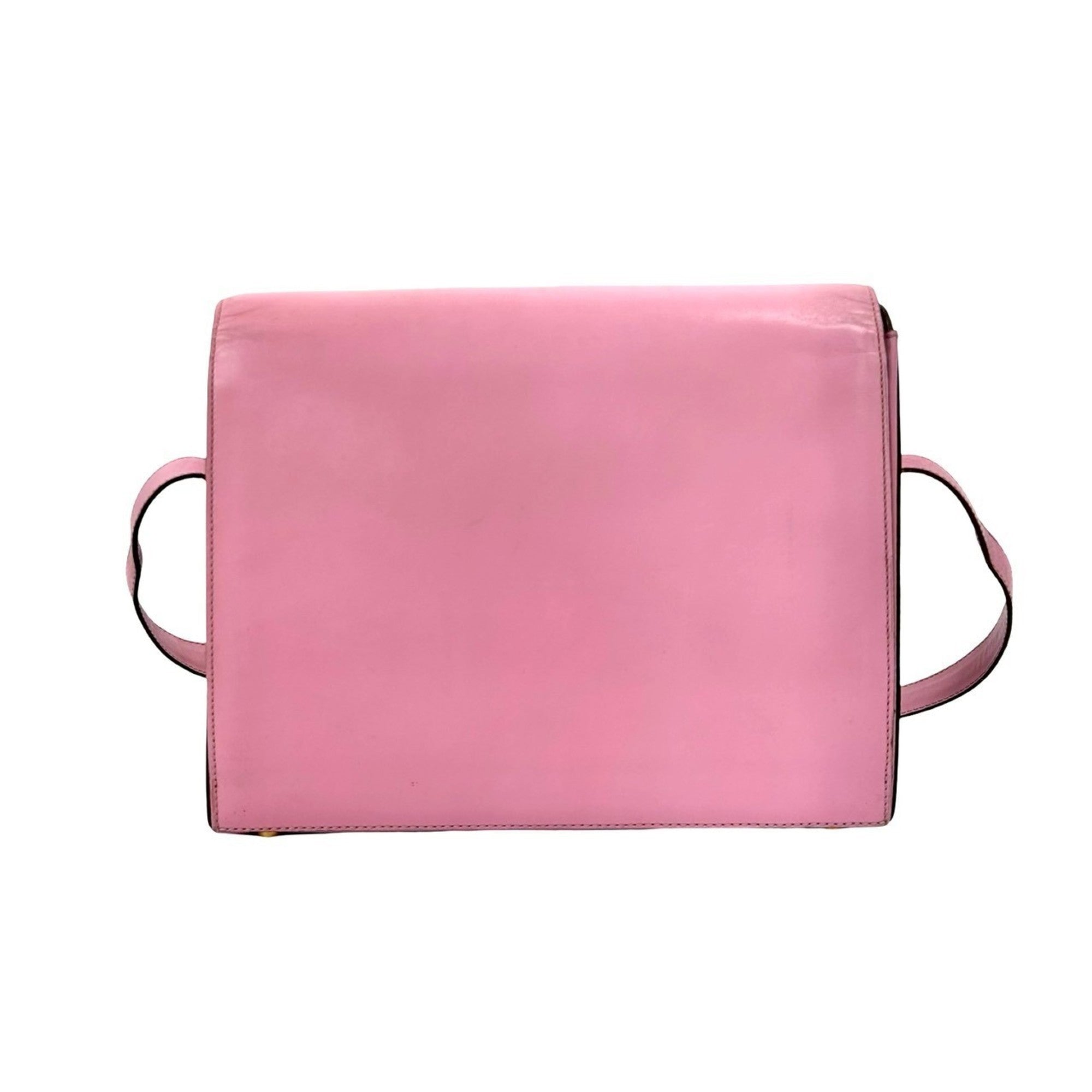 Celine Pink Leather Pochette Shoulder Bag (Pre-Owned)