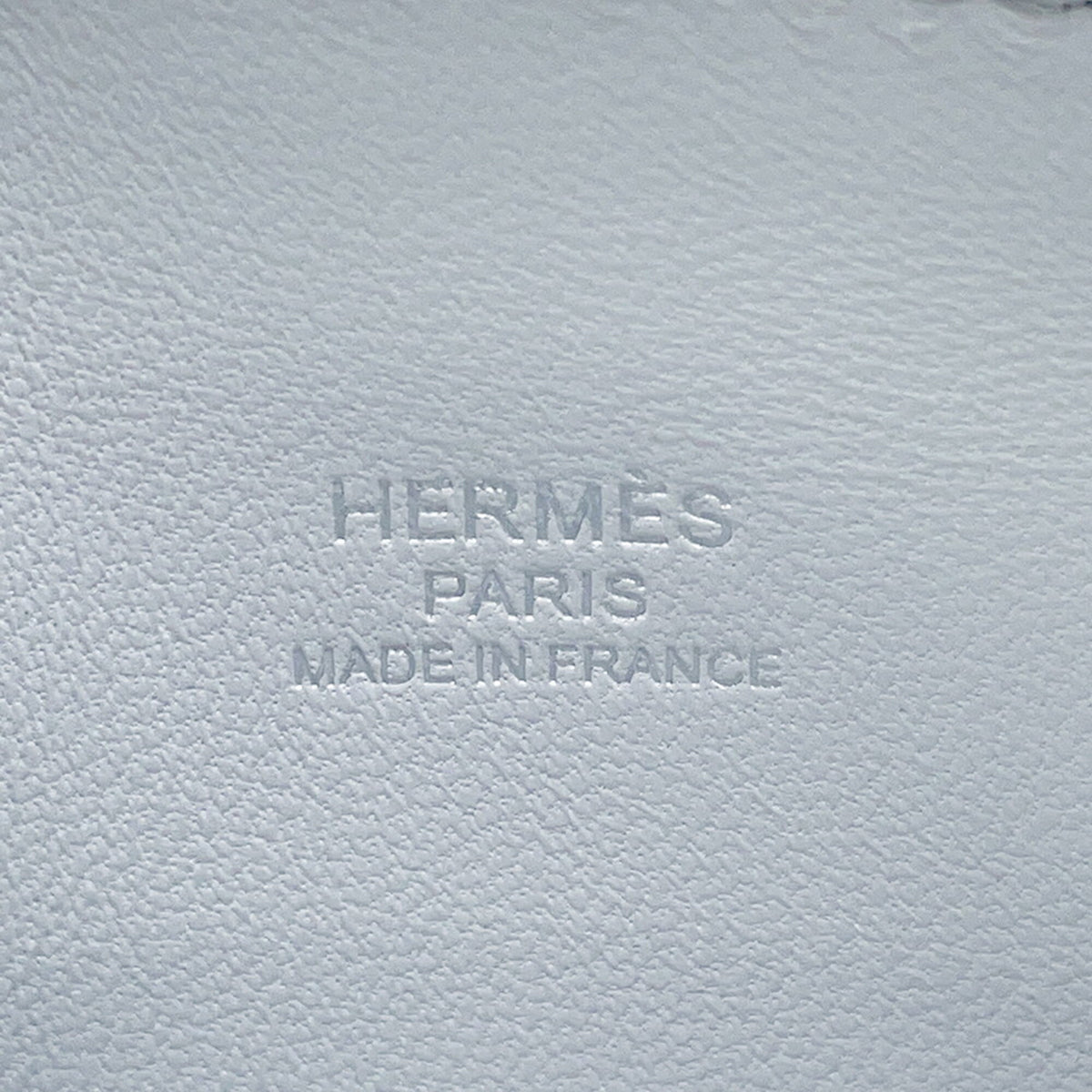 Hermes Bolide Argent Chevre Leather Handbag (Pre-Owned)