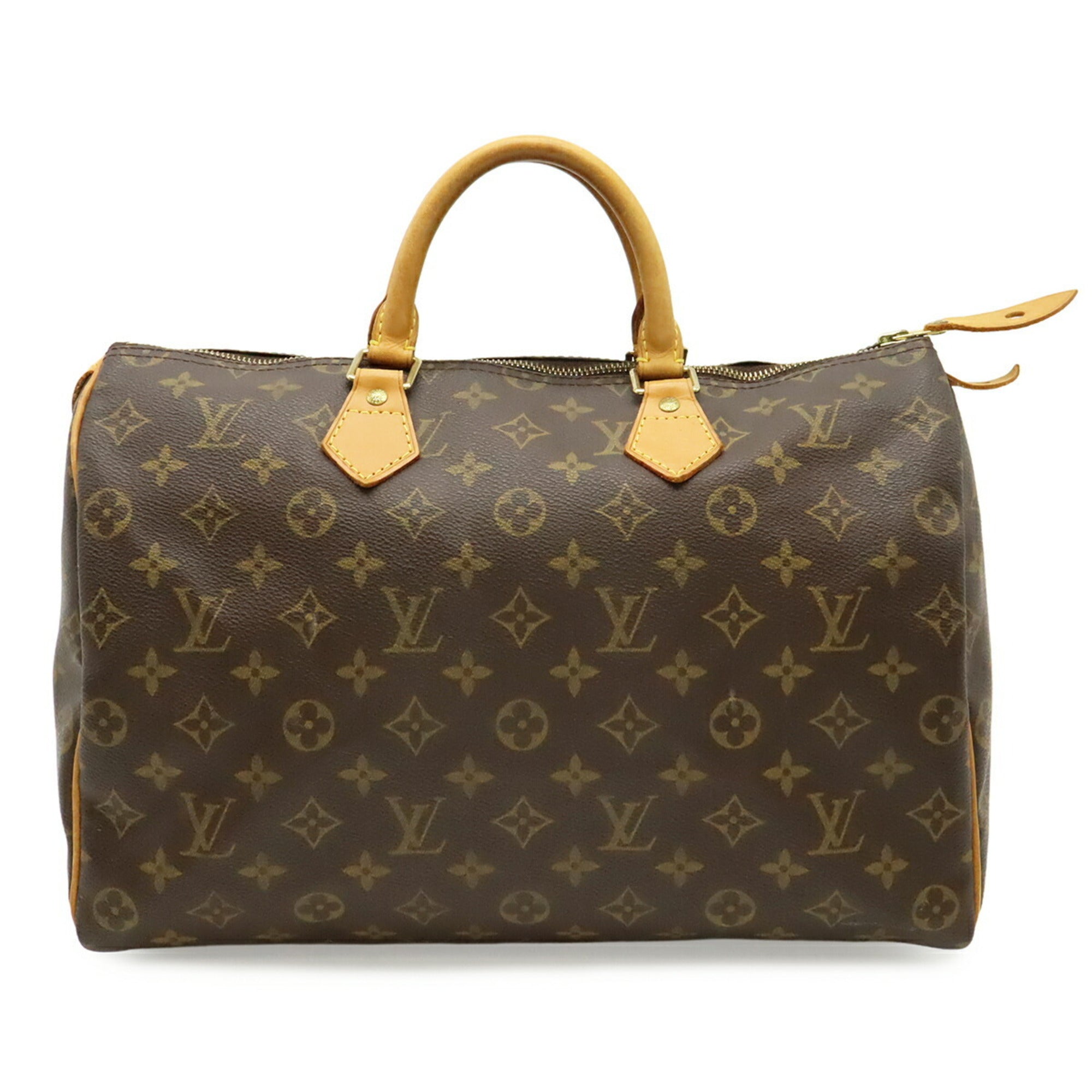Louis Vuitton Brown Monogram Canvas Boston Bag Handbag (Pre-Owned)